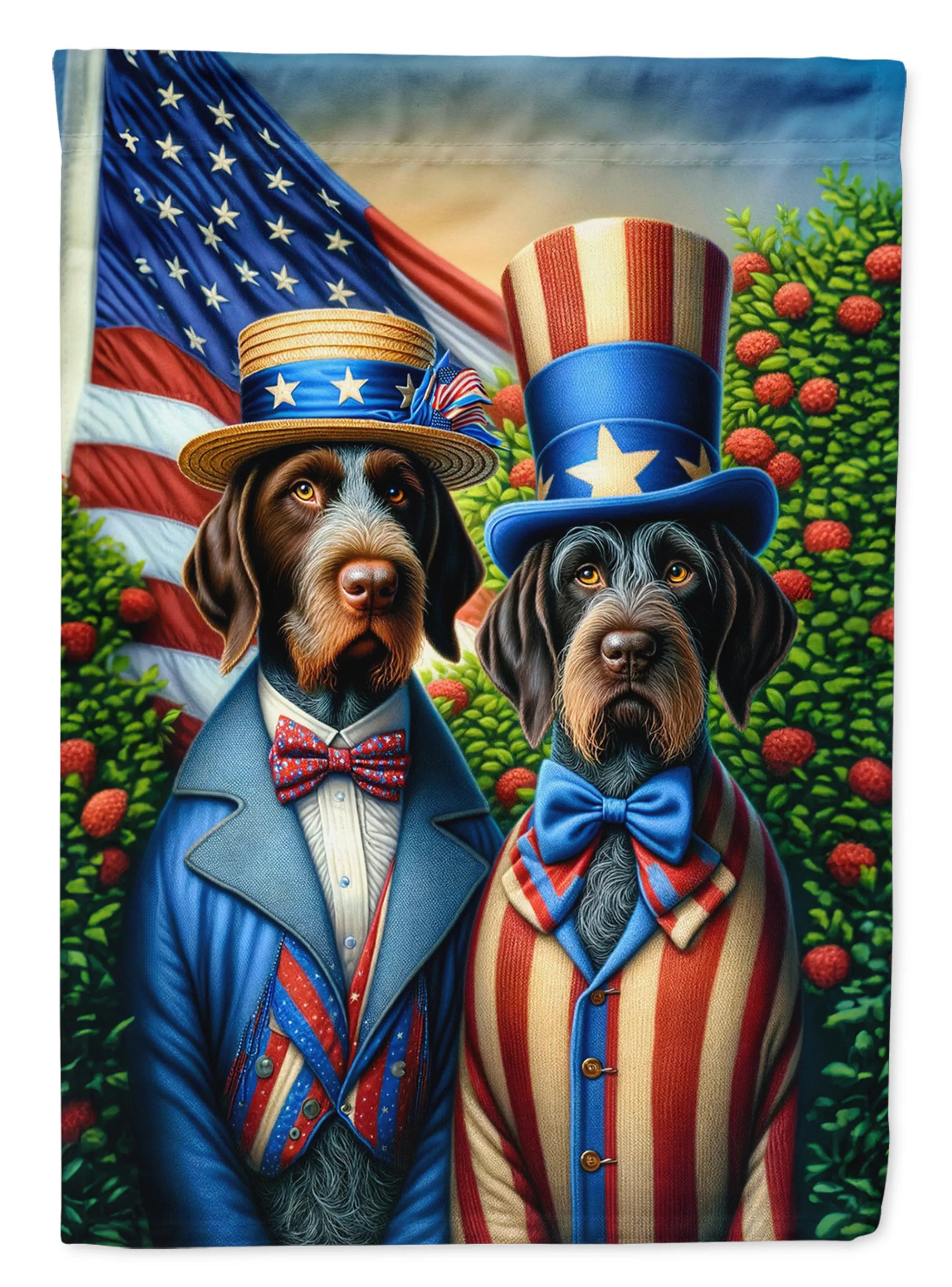 All American Dogs Decorative Flag - Size: GARDEN SIZE | Pack Of: 1 | Collection name: All american dogs