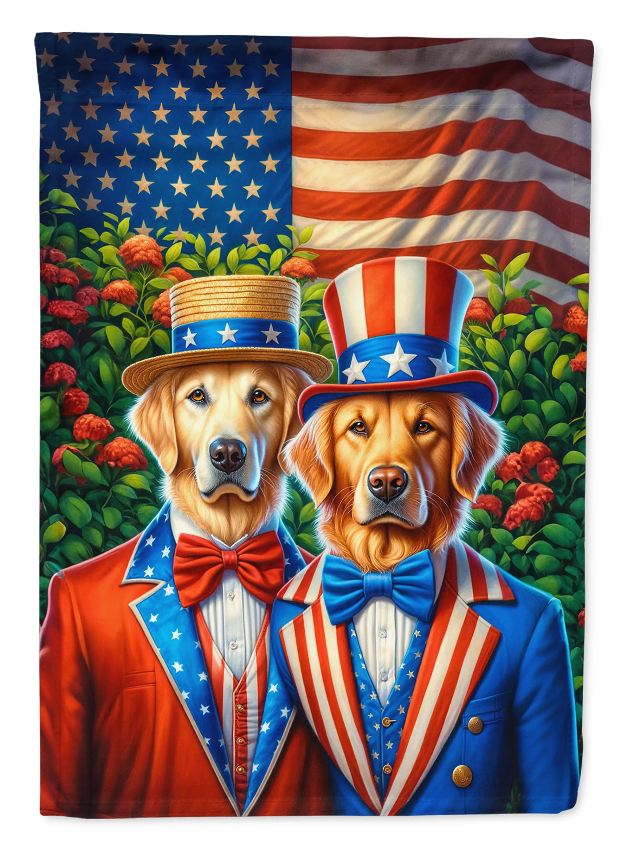 All American Dogs Decorative Flag - Size: GARDEN SIZE | Pack Of: 1 | Collection name: All american dogs