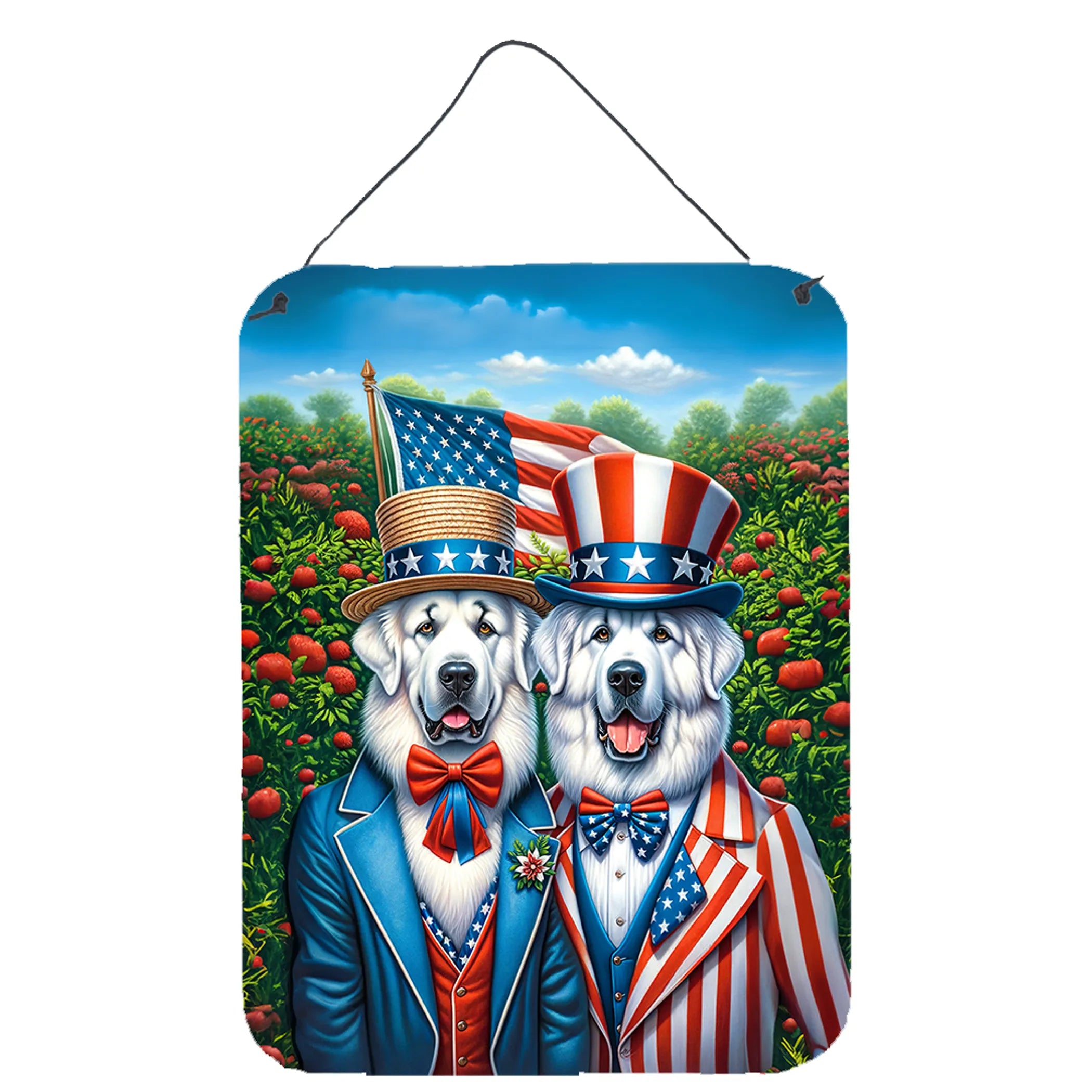 All American Dogs Wall or Door Hanging Prints - Size: 16HX12W | Pack Of: 1 | Collection name: All american dogs