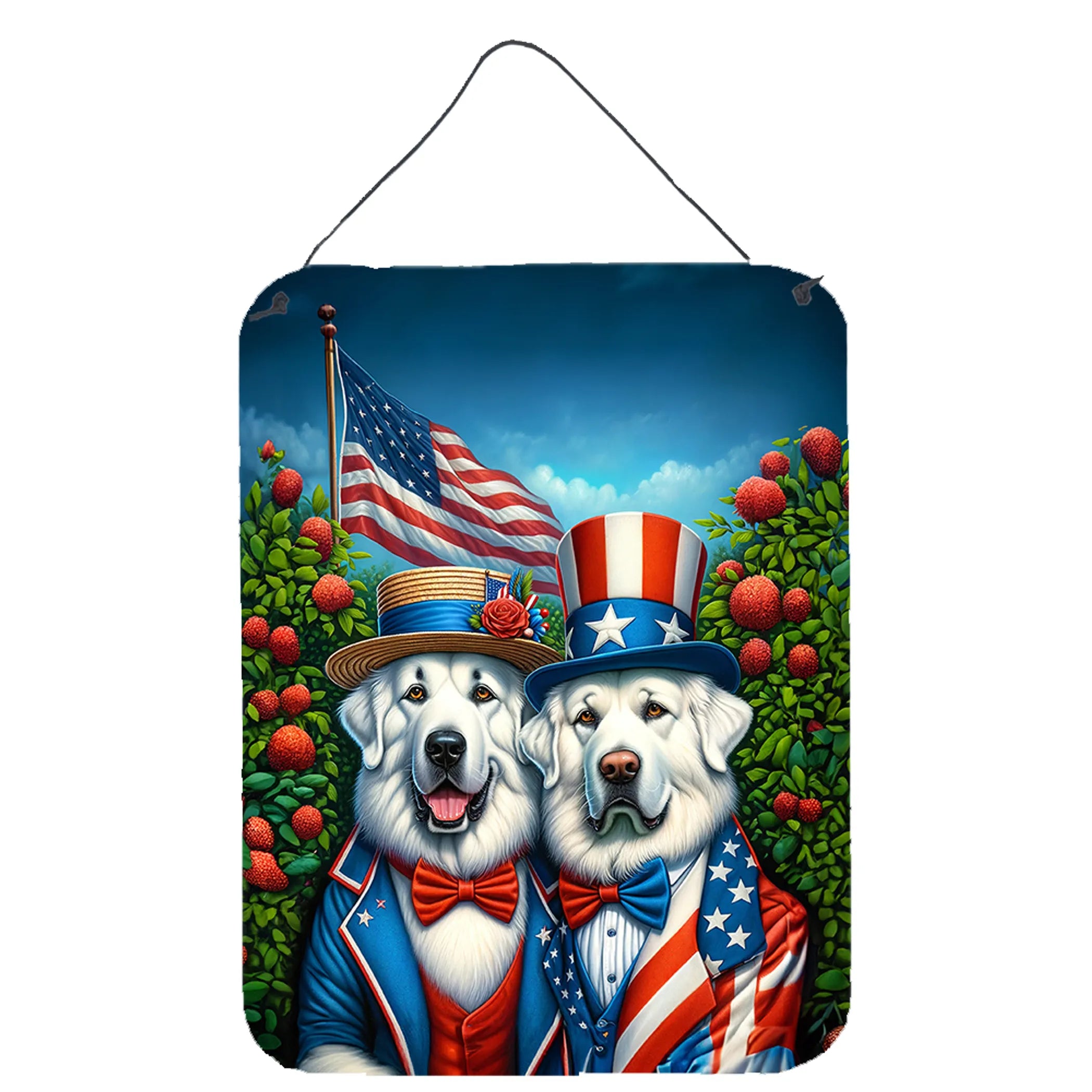 All American Dogs Wall or Door Hanging Prints - Size: 16HX12W | Pack Of: 1 | Collection name: All american dogs