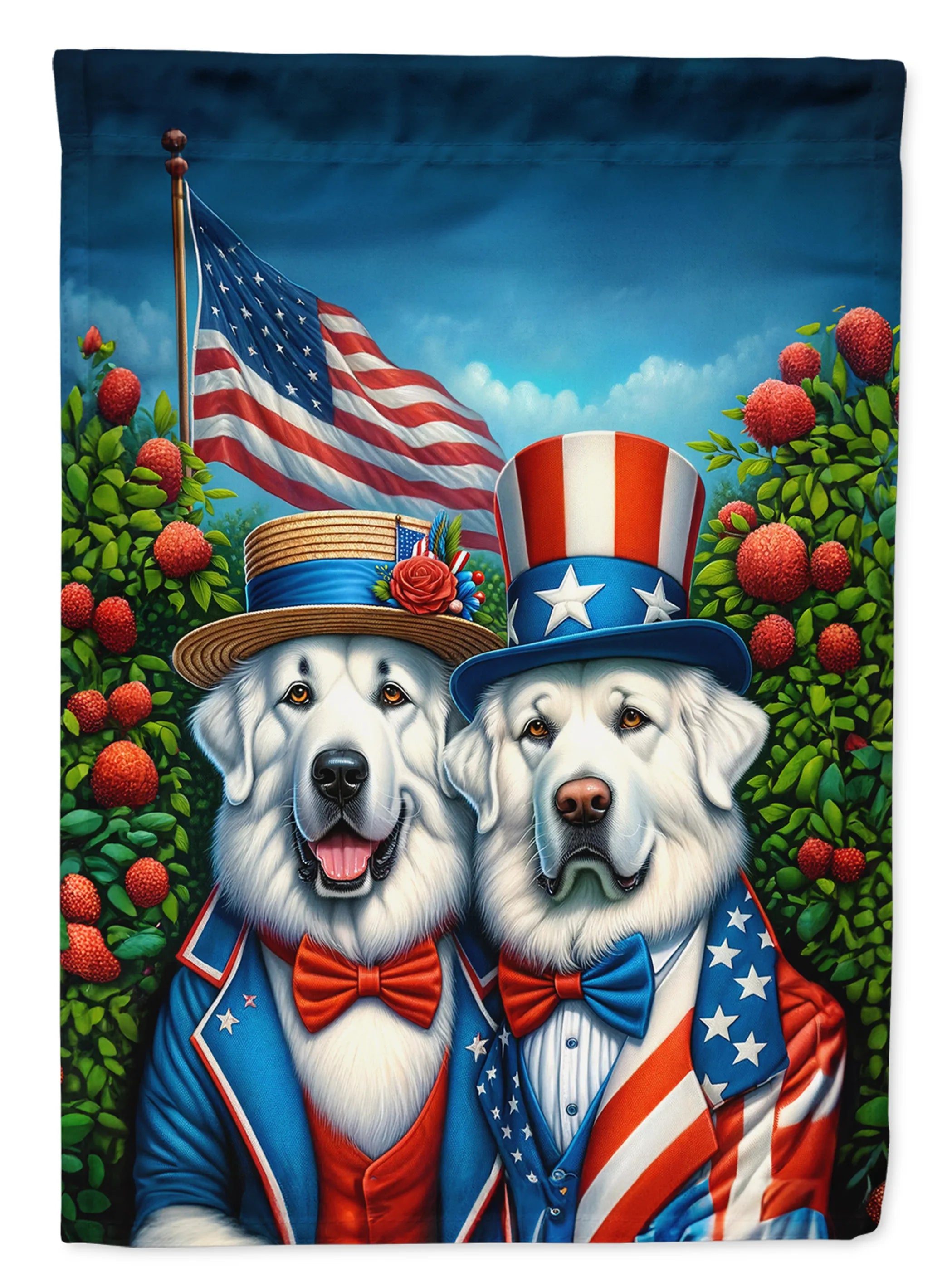 All American Dogs Decorative Flag - Size: GARDEN SIZE | Pack Of: 1 | Collection name: All american dogs