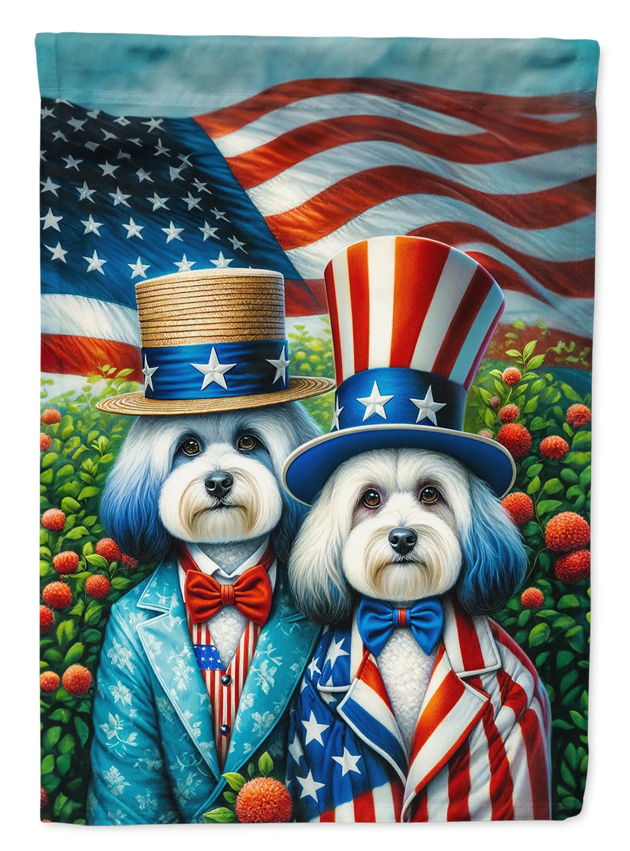 All American Dogs Decorative Flag - Size: GARDEN SIZE | Pack Of: 1 | Collection name: All american dogs