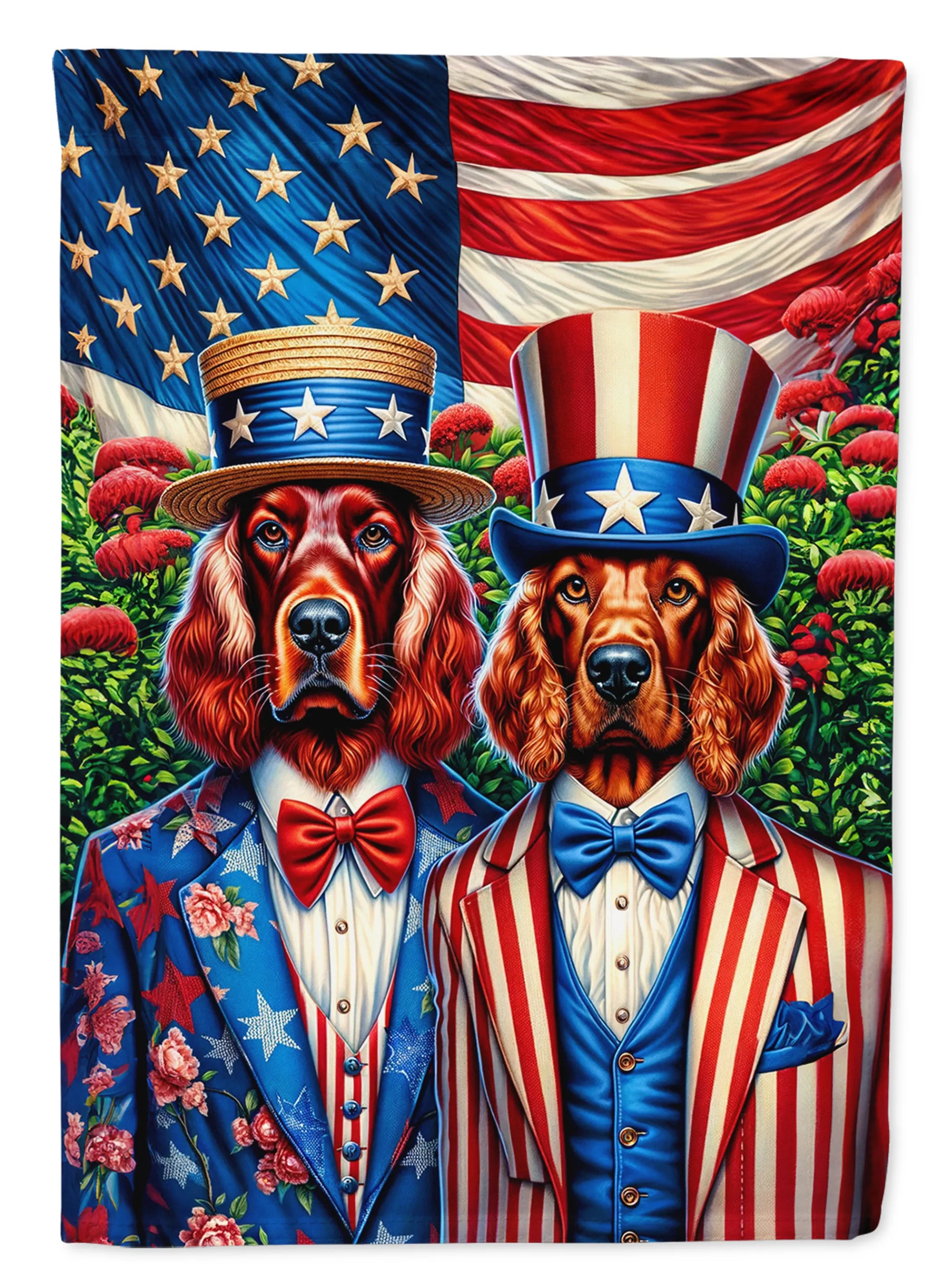 All American Dogs Decorative Flag - Size: GARDEN SIZE | Pack Of: 1 | Collection name: All american dogs
