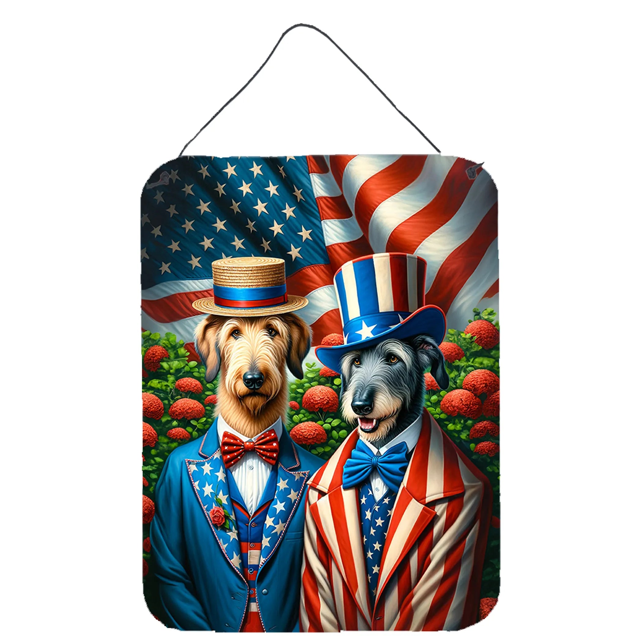 All American Dogs Wall or Door Hanging Prints - Size: 16HX12W | Pack Of: 1 | Collection name: All american dogs