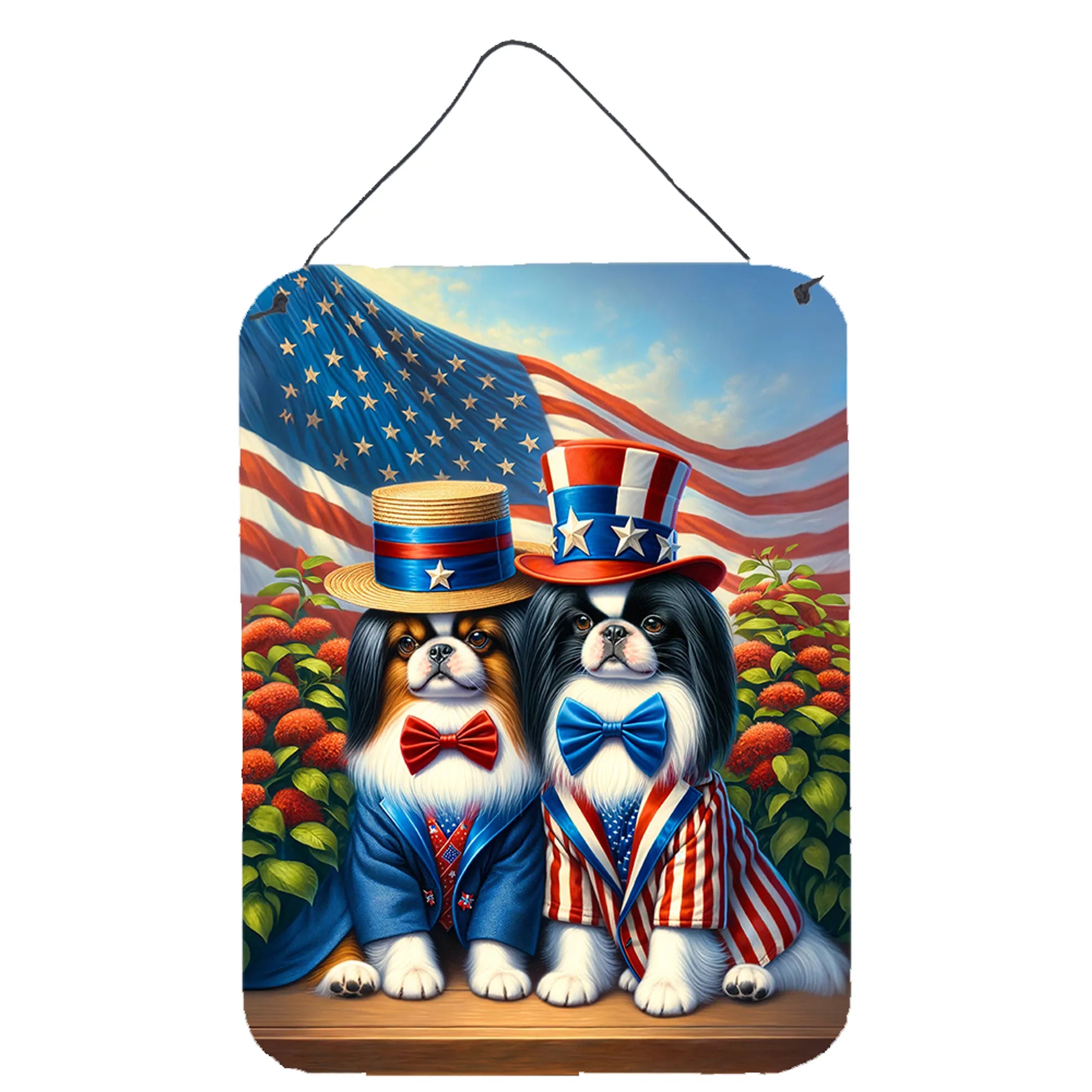All American Dogs Wall or Door Hanging Prints - Size: 16HX12W | Pack Of: 1 | Collection name: All american dogs