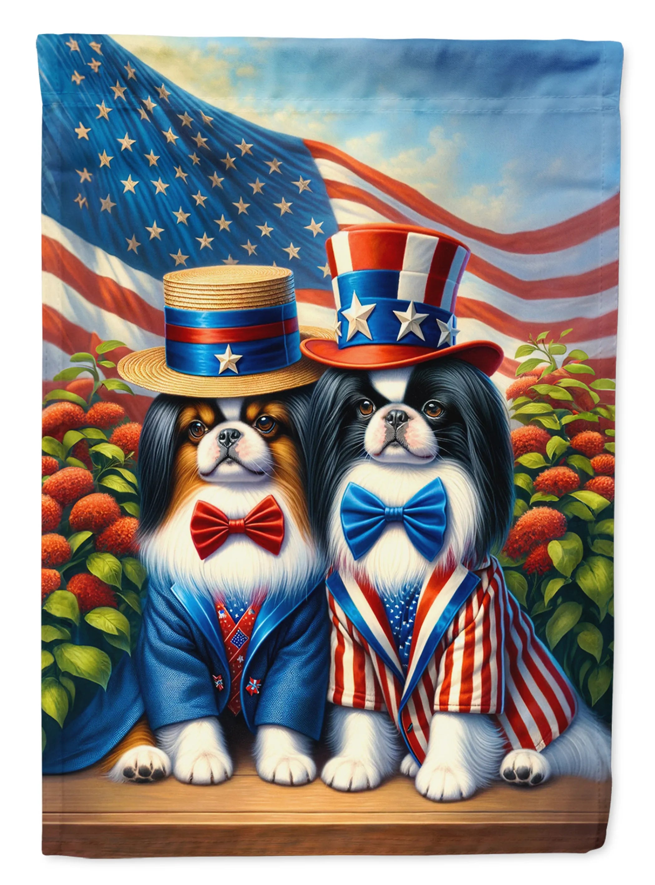 All American Dogs Decorative Flag - Size: GARDEN SIZE | Pack Of: 1 | Collection name: All american dogs
