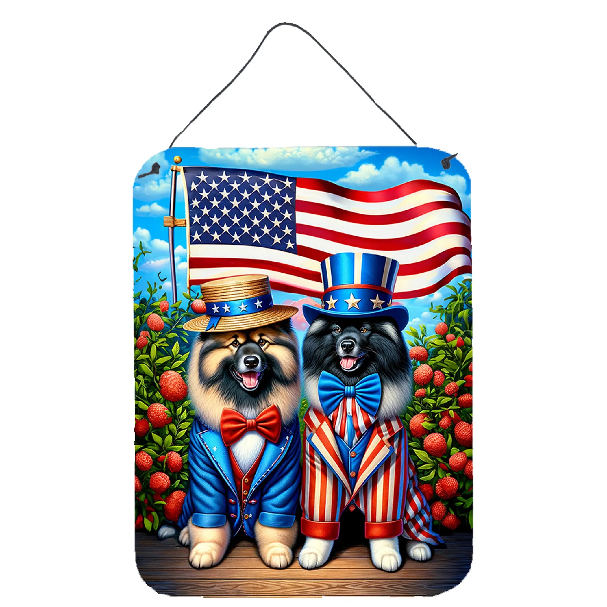 All American Dogs Wall or Door Hanging Prints - Size: 16HX12W | Pack Of: 1 | Collection name: All american dogs