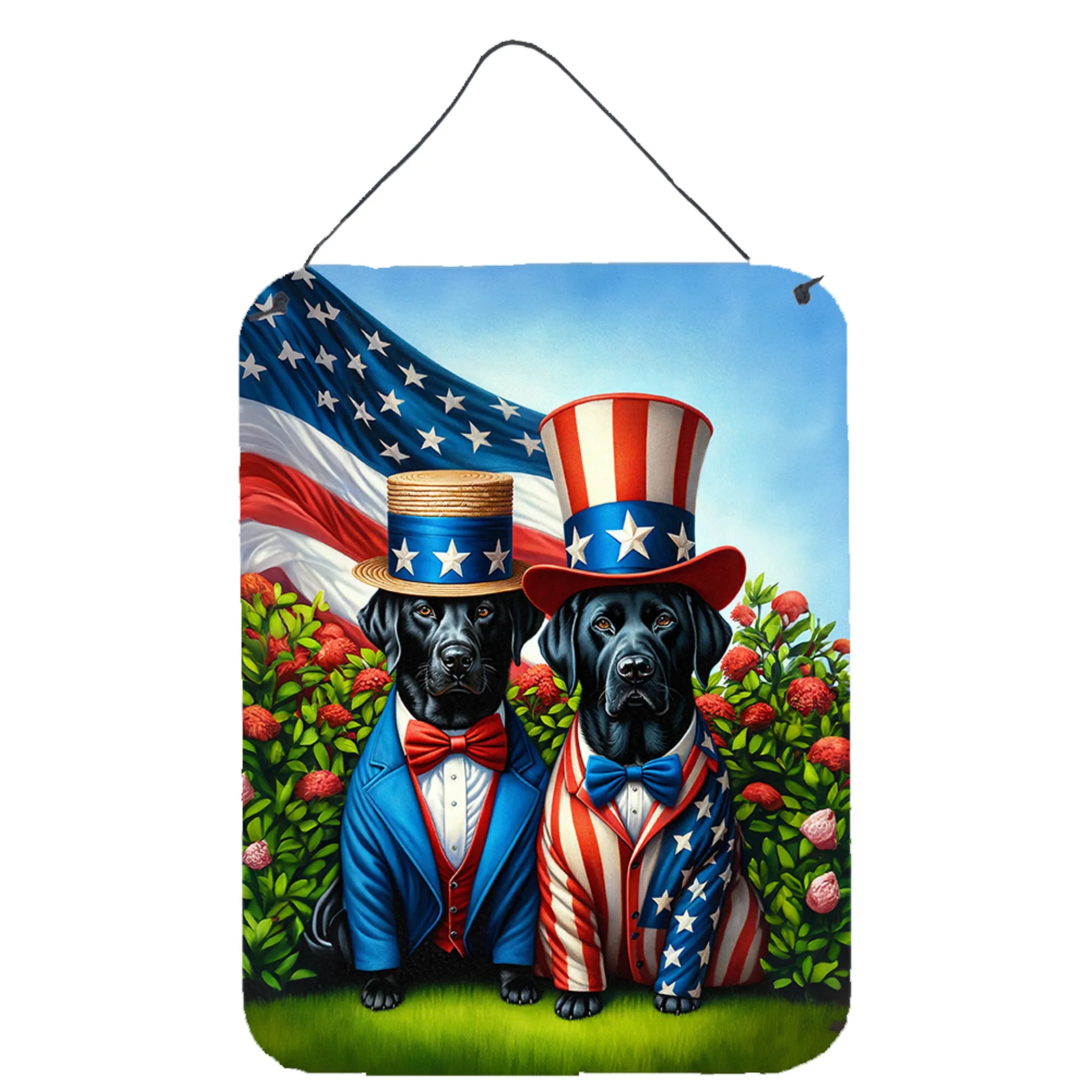 All American Dogs Wall or Door Hanging Prints - Size: 16HX12W | Pack Of: 1 | Collection name: All american dogs
