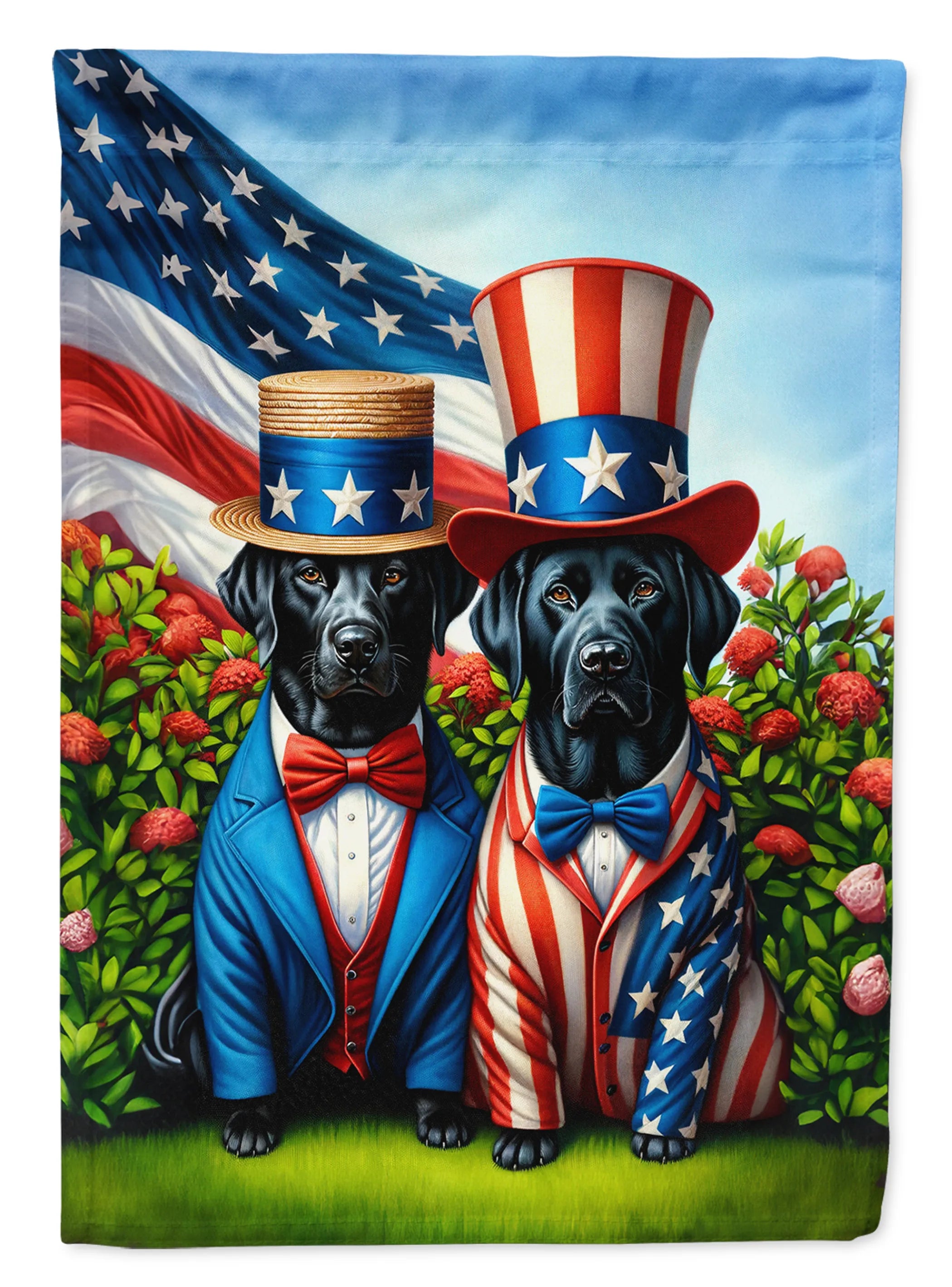 All American Dogs Decorative Flag - Size: GARDEN SIZE | Pack Of: 1 | Collection name: All american dogs