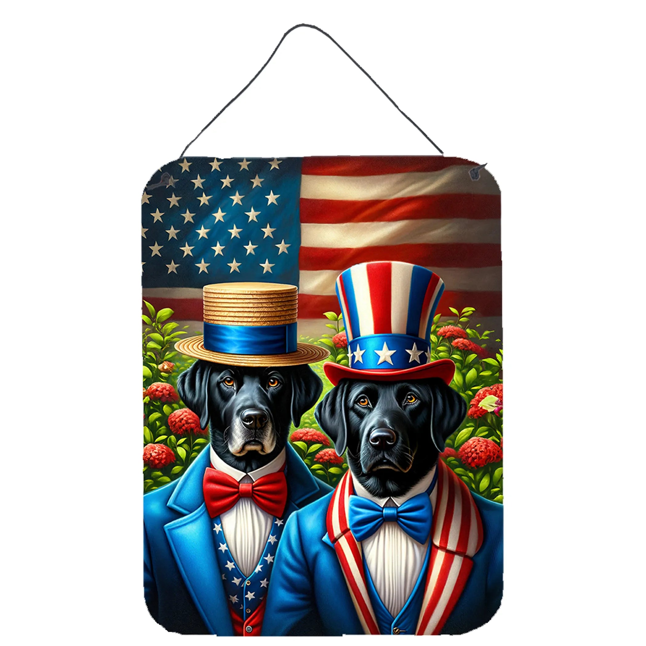 All American Dogs Wall or Door Hanging Prints - Size: 16HX12W | Pack Of: 1 | Collection name: All american dogs