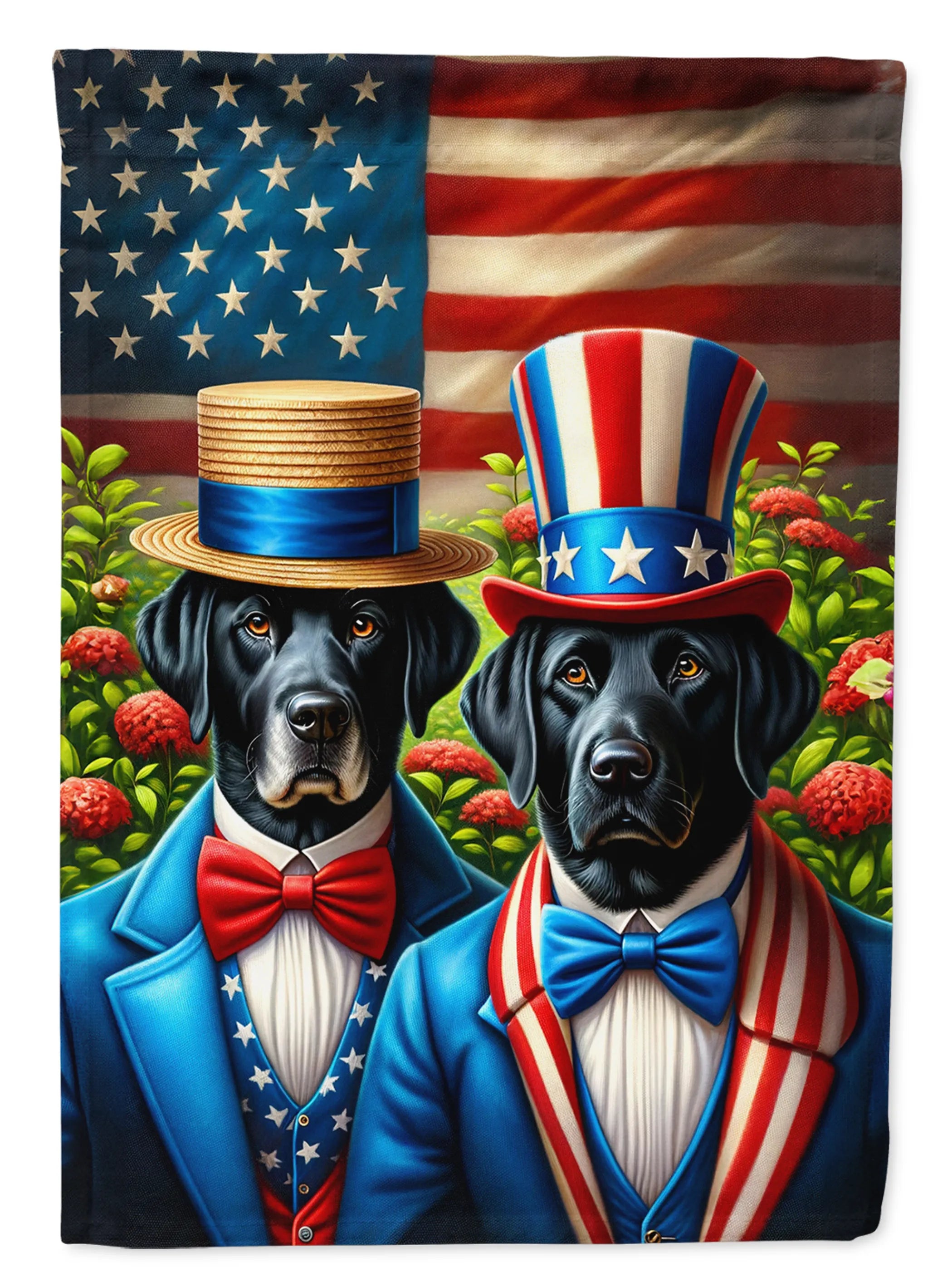 All American Dogs Decorative Flag - Size: GARDEN SIZE | Pack Of: 1 | Collection name: All american dogs