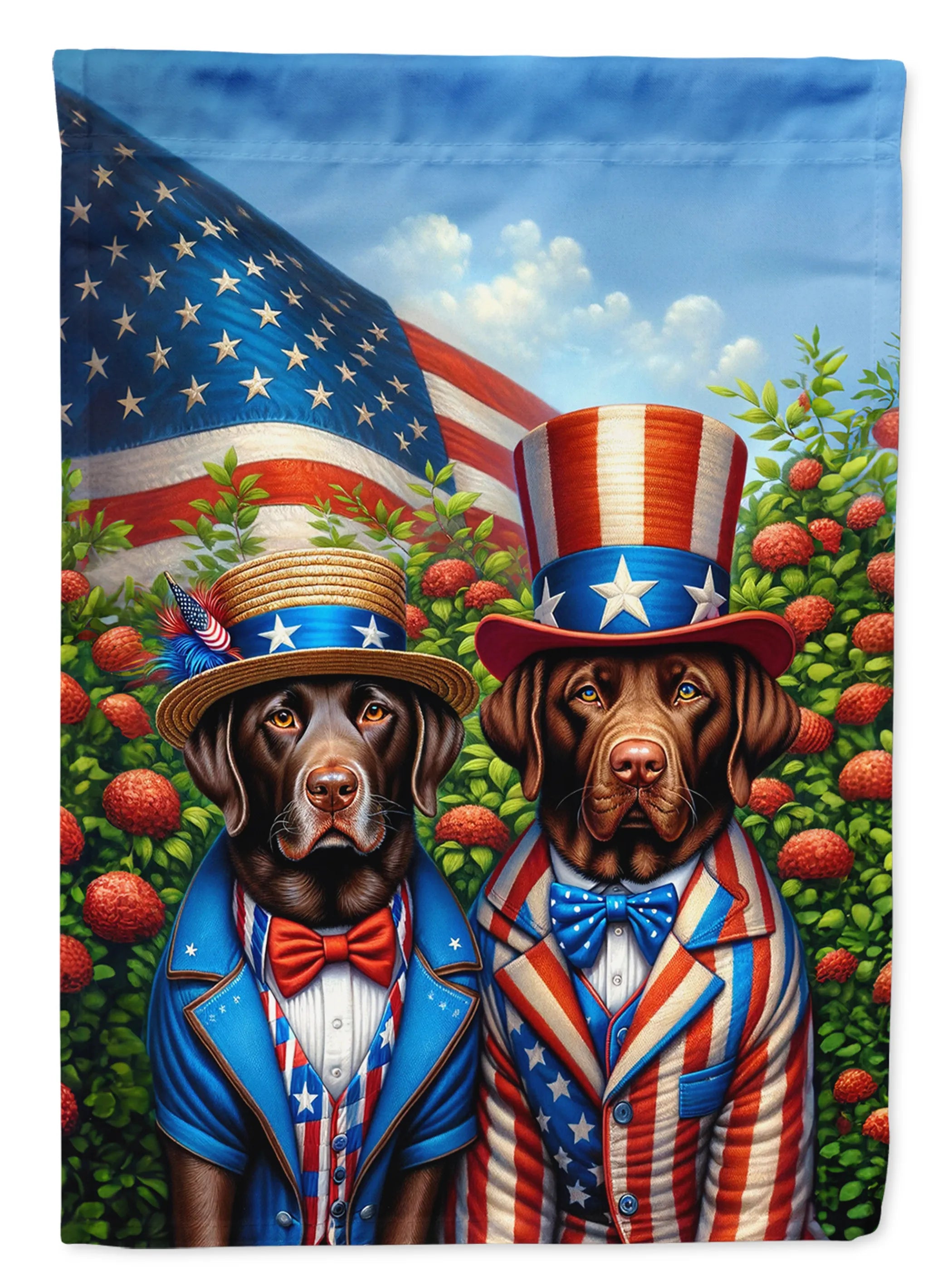 All American Dogs Decorative Flag - Size: GARDEN SIZE | Pack Of: 1 | Collection name: All american dogs