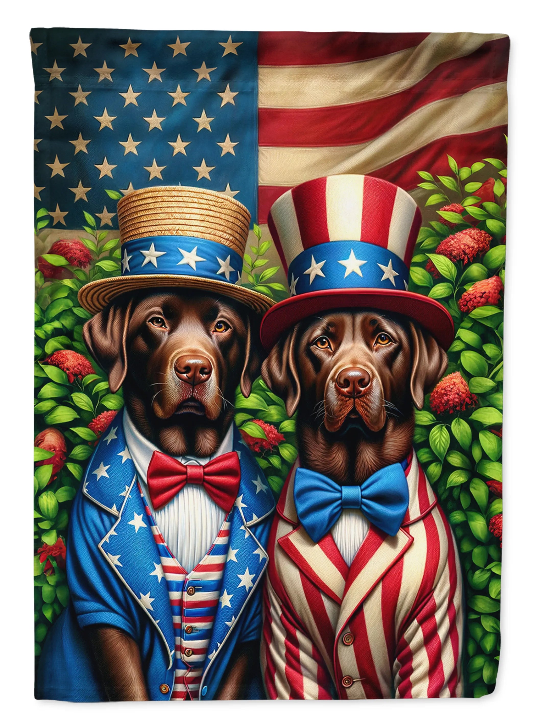 All American Dogs Decorative Flag - Size: GARDEN SIZE | Pack Of: 1 | Collection name: All american dogs