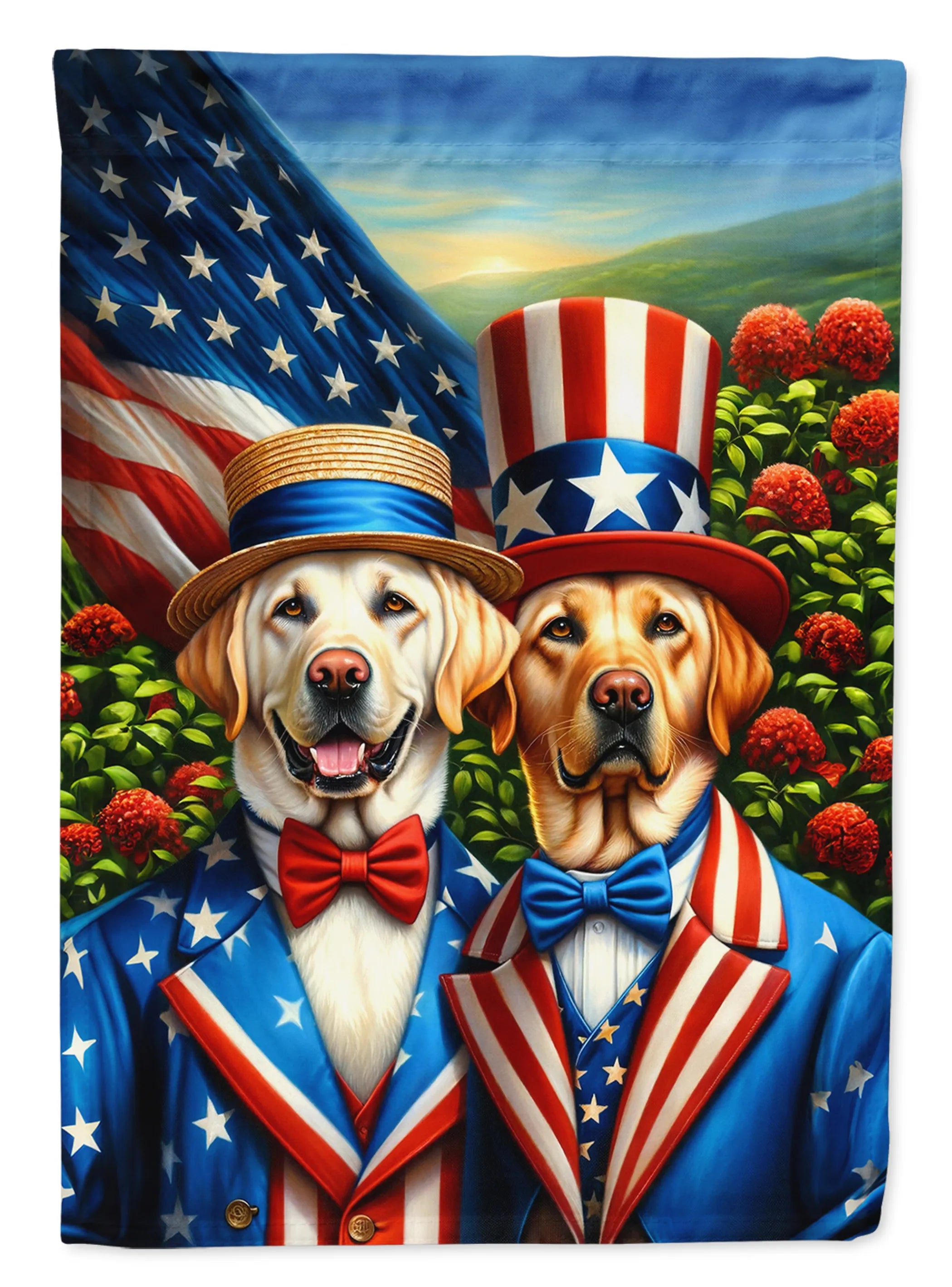 All American Dogs Decorative Flag - Size: GARDEN SIZE | Pack Of: 1 | Collection name: All american dogs