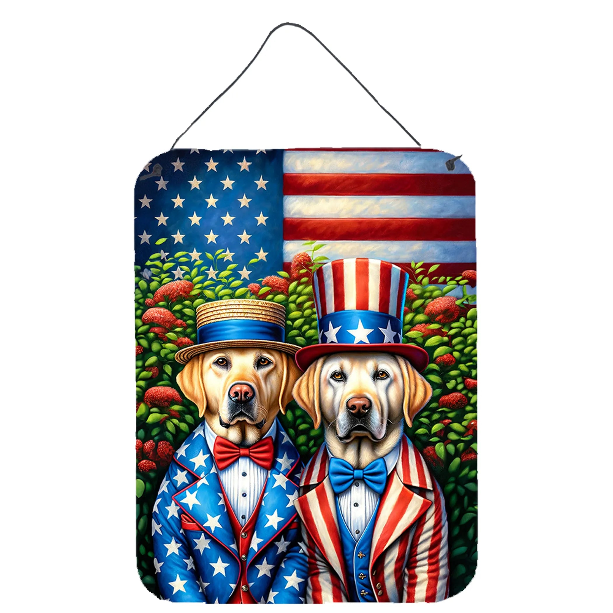 All American Dogs Wall or Door Hanging Prints - Size: 16HX12W | Pack Of: 1 | Collection name: All american dogs