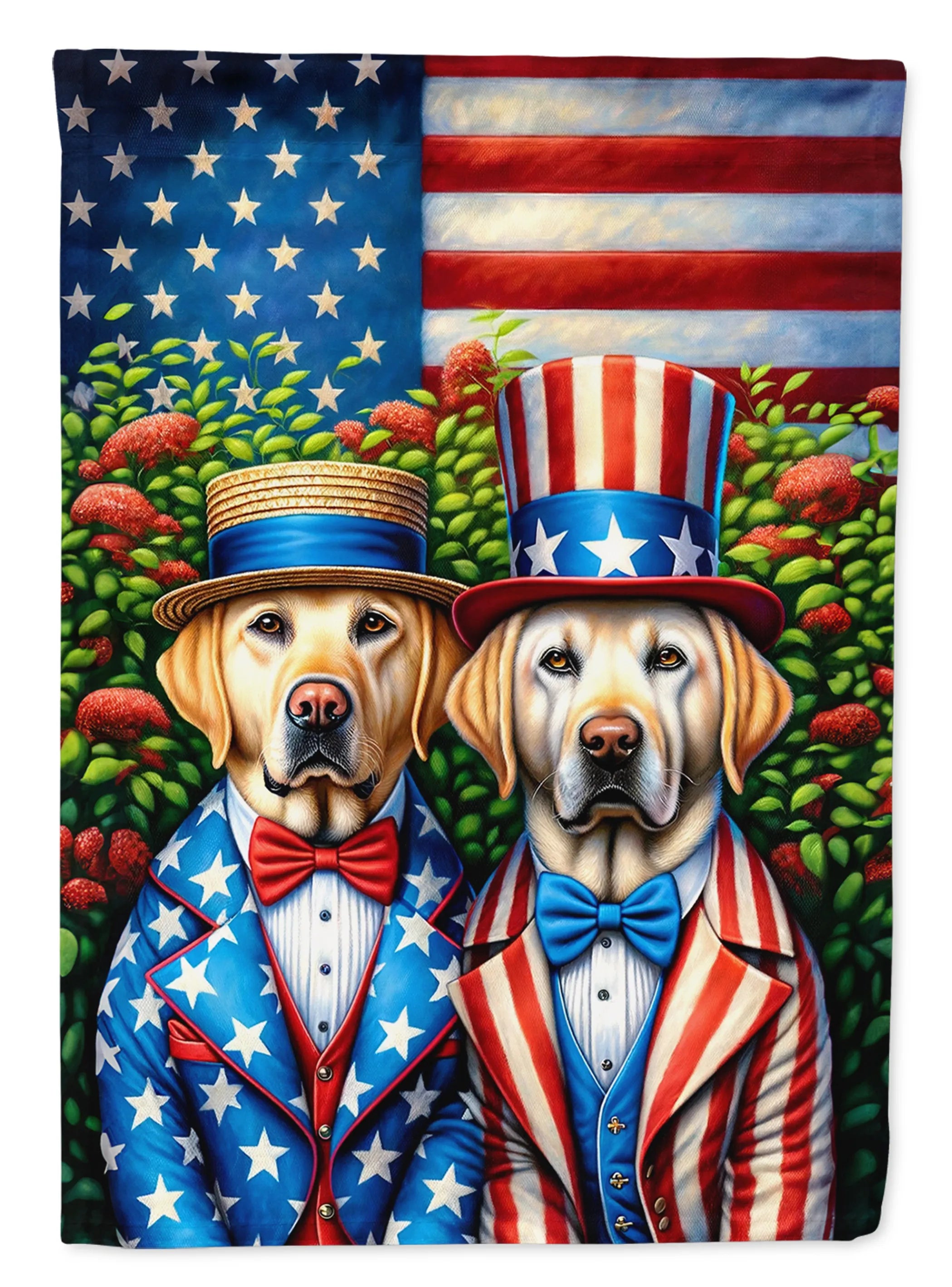 All American Dogs Decorative Flag - Size: GARDEN SIZE | Pack Of: 1 | Collection name: All american dogs
