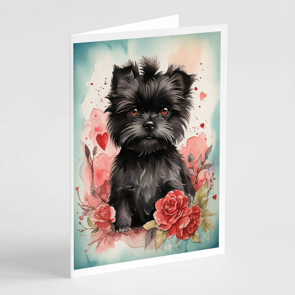 Valentine Roses Greeting Cards  - Size: 5X7 | Pack Of: 8 | Collection name: Valentine roses