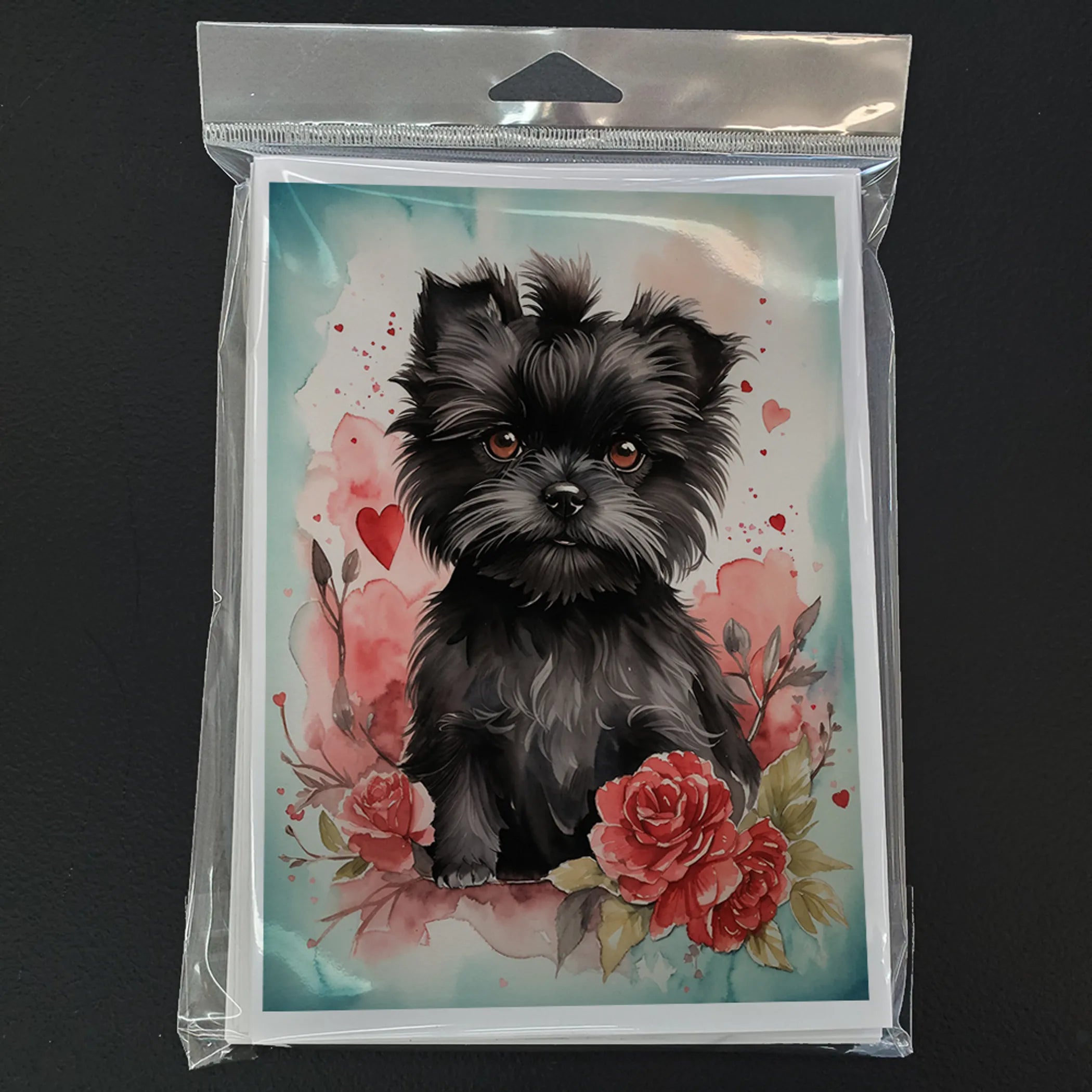 Valentine Roses Greeting Cards  - Size: 5X7 | Pack Of: 8 | Collection name: Valentine roses