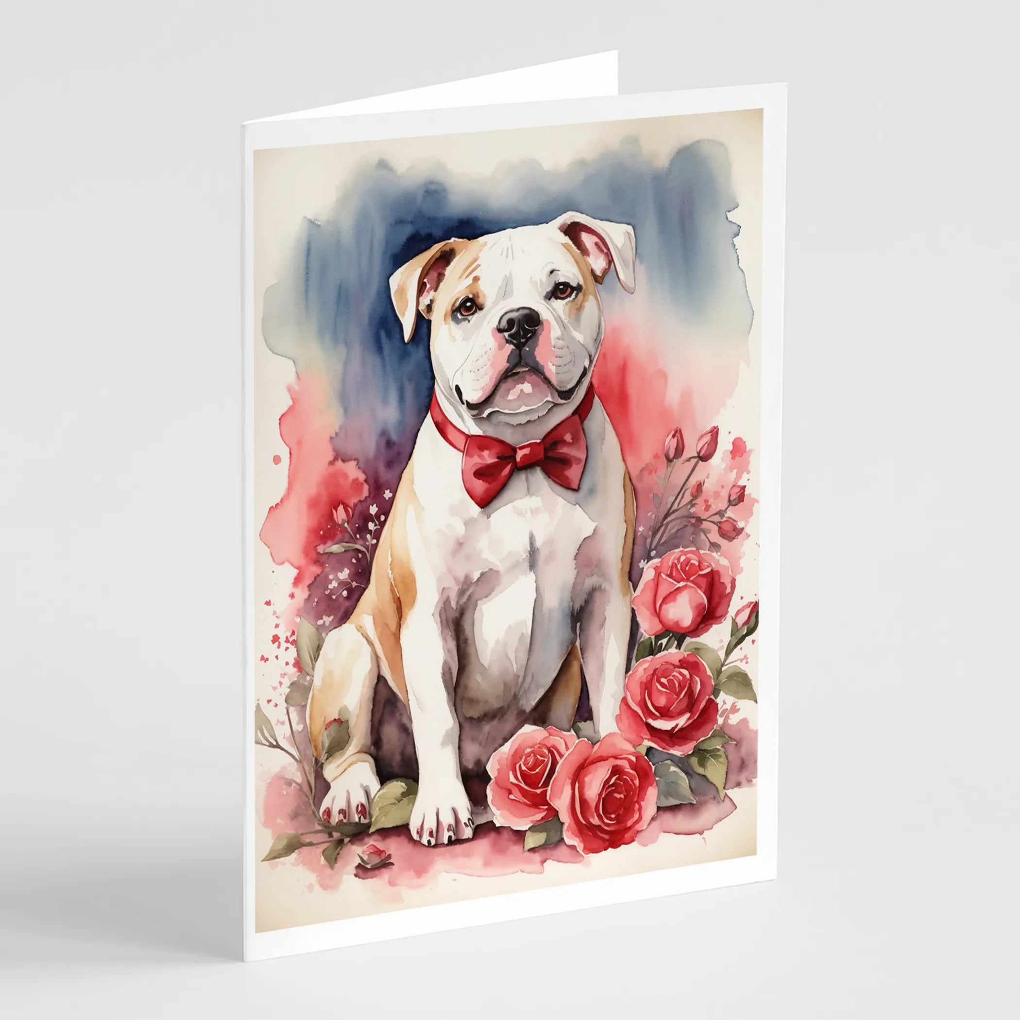 Valentine Roses Greeting Cards  - Size: 5X7 | Pack Of: 8 | Collection name: Valentine roses