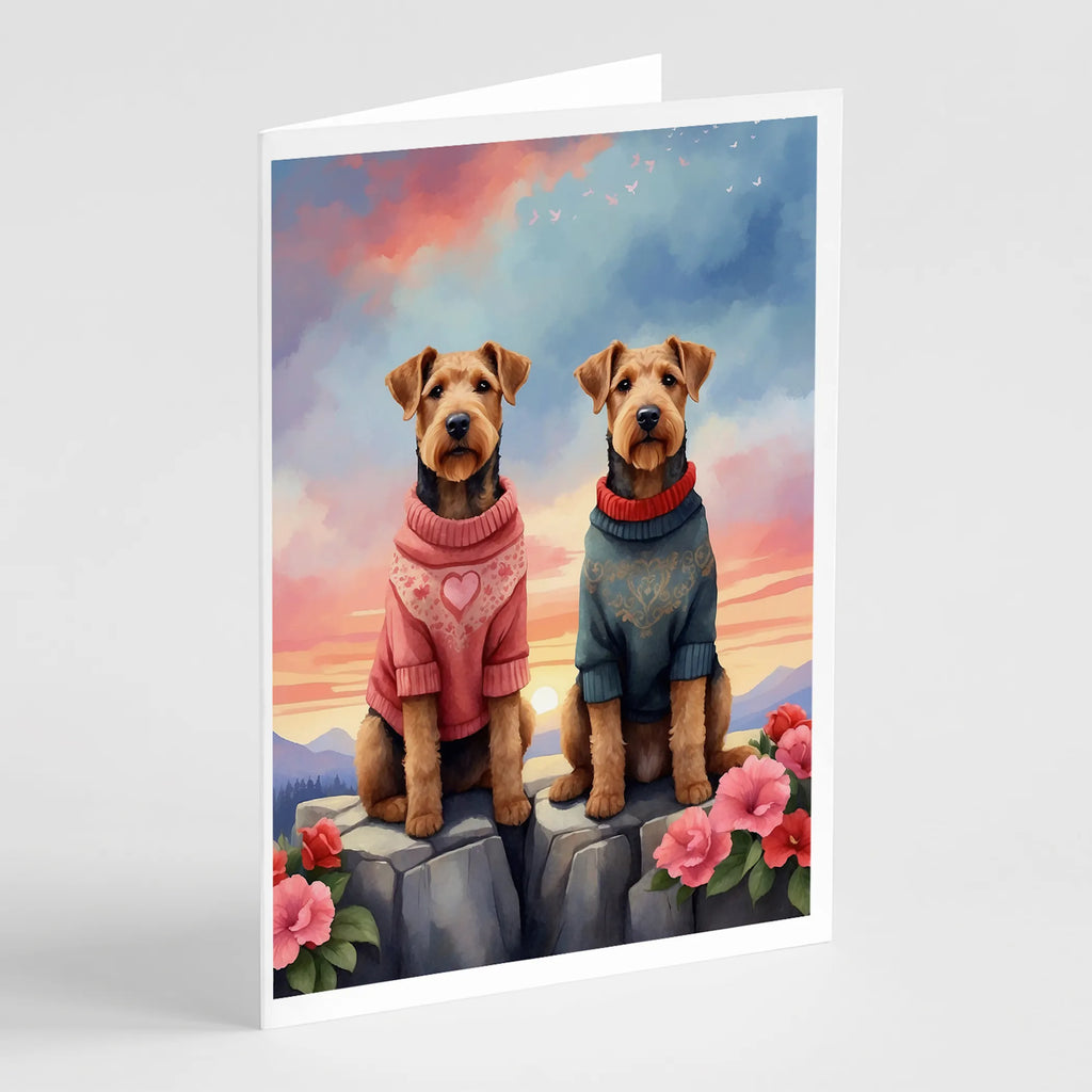 Two Hearts Greeting Cards  - Size: 5X7 | Pack Of: 8 | Collection name: Two hearts