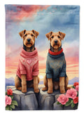 Two Hearts Decorative Flag - Size: GARDEN SIZE | Pack Of: 1 | Collection name: Two hearts