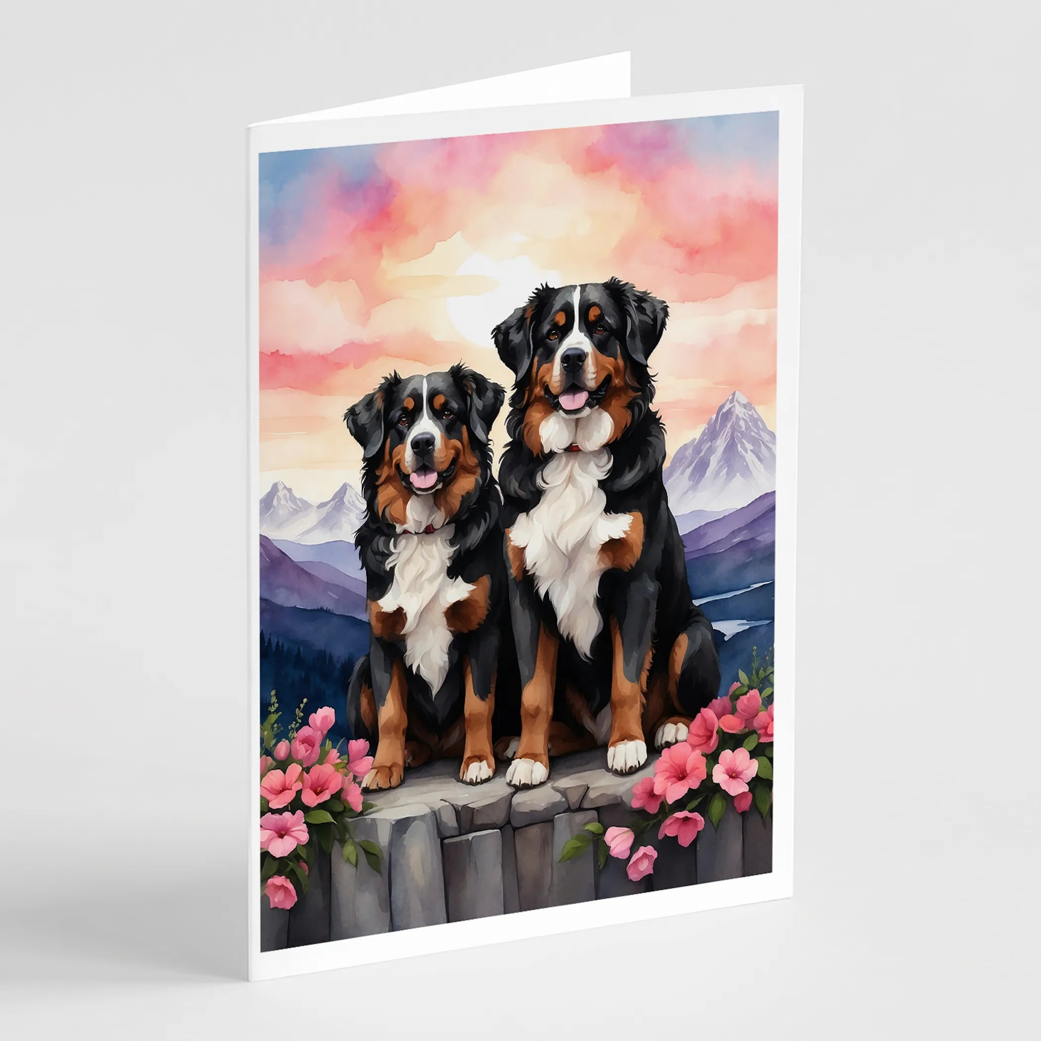 Two Hearts Greeting Cards  - Size: 5X7 | Pack Of: 8 | Collection name: Two hearts
