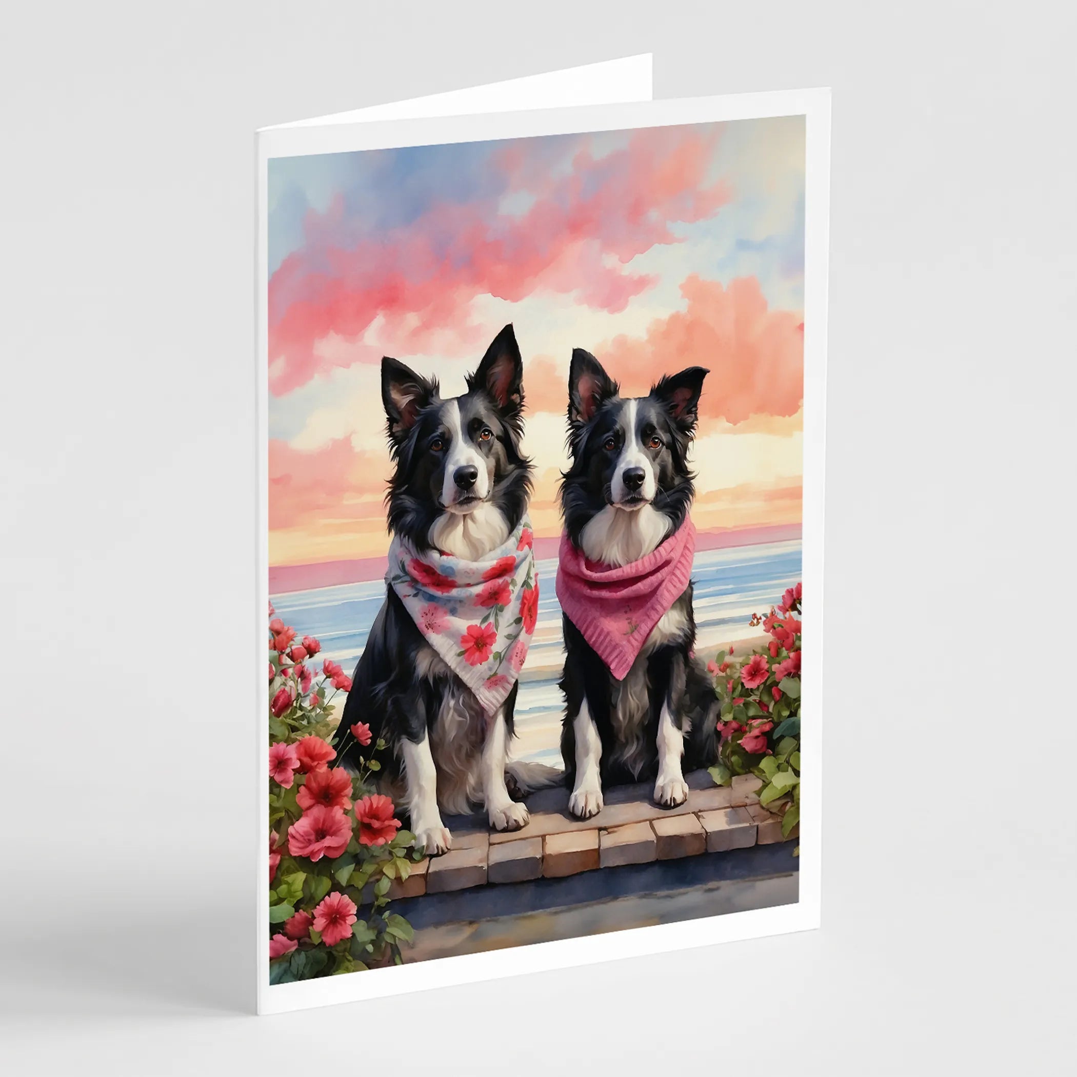 Two Hearts Greeting Cards  - Size: 5X7 | Pack Of: 8 | Collection name: Two hearts