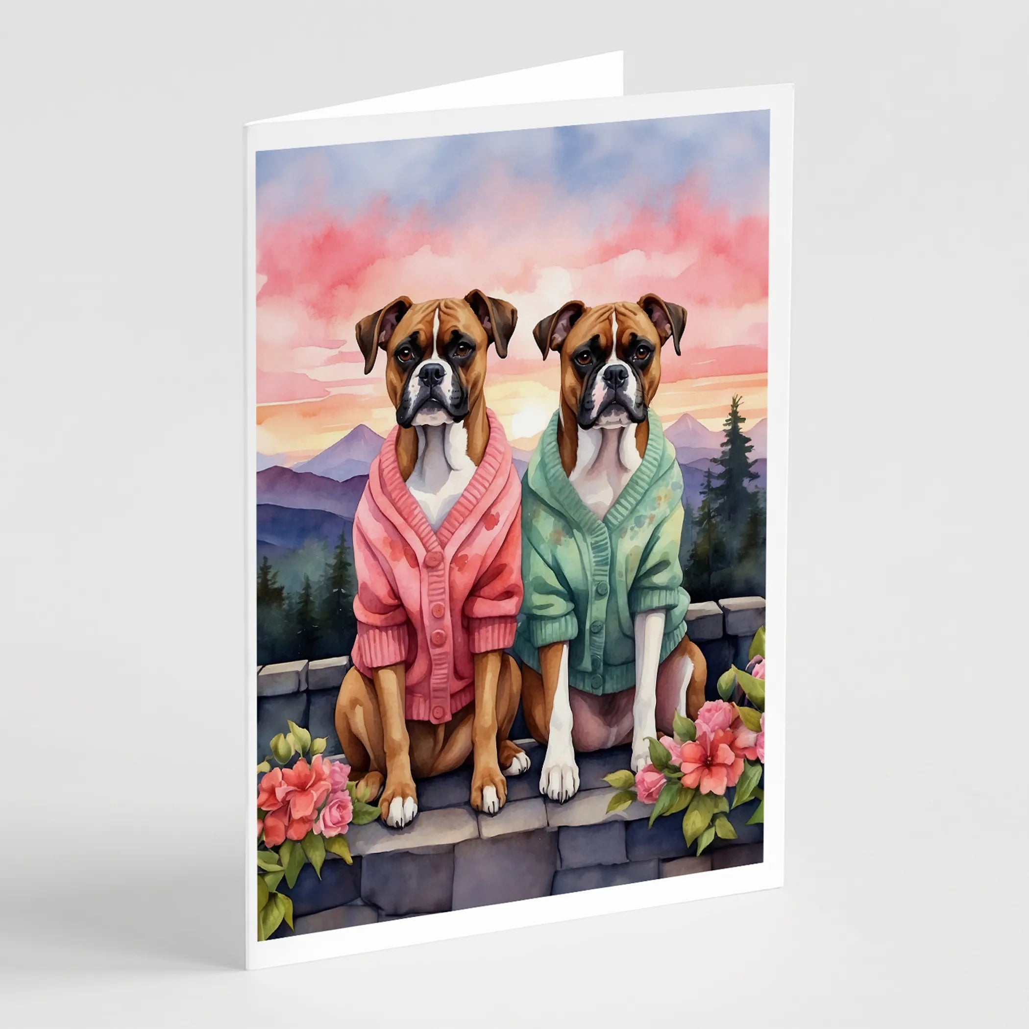 Two Hearts Greeting Cards  - Size: 5X7 | Pack Of: 8 | Collection name: Two hearts