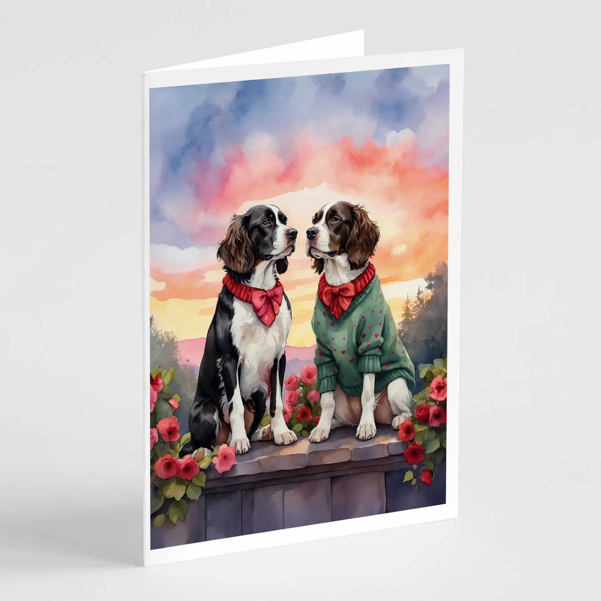 Two Hearts Greeting Cards  - Size: 5X7 | Pack Of: 8 | Collection name: Two hearts
