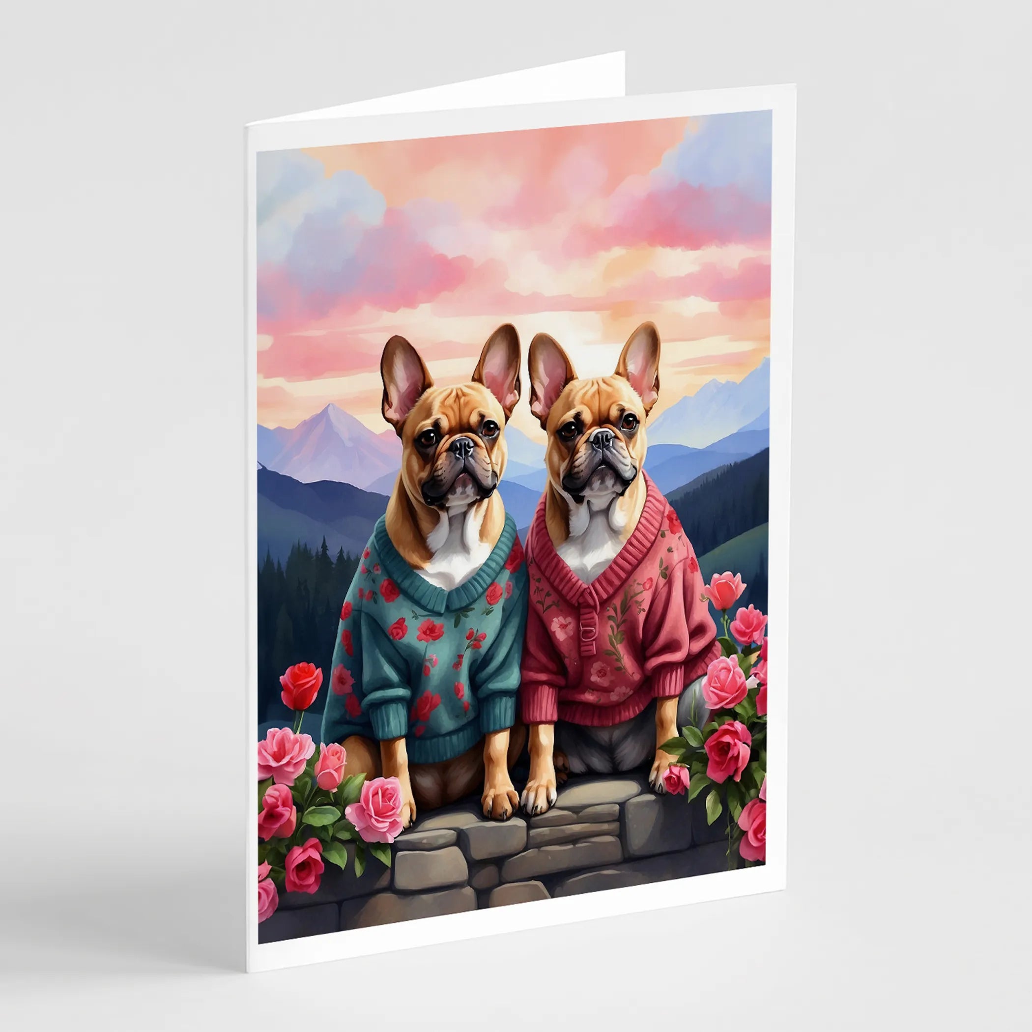 Two Hearts Greeting Cards  - Size: 5X7 | Pack Of: 8 | Collection name: Two hearts