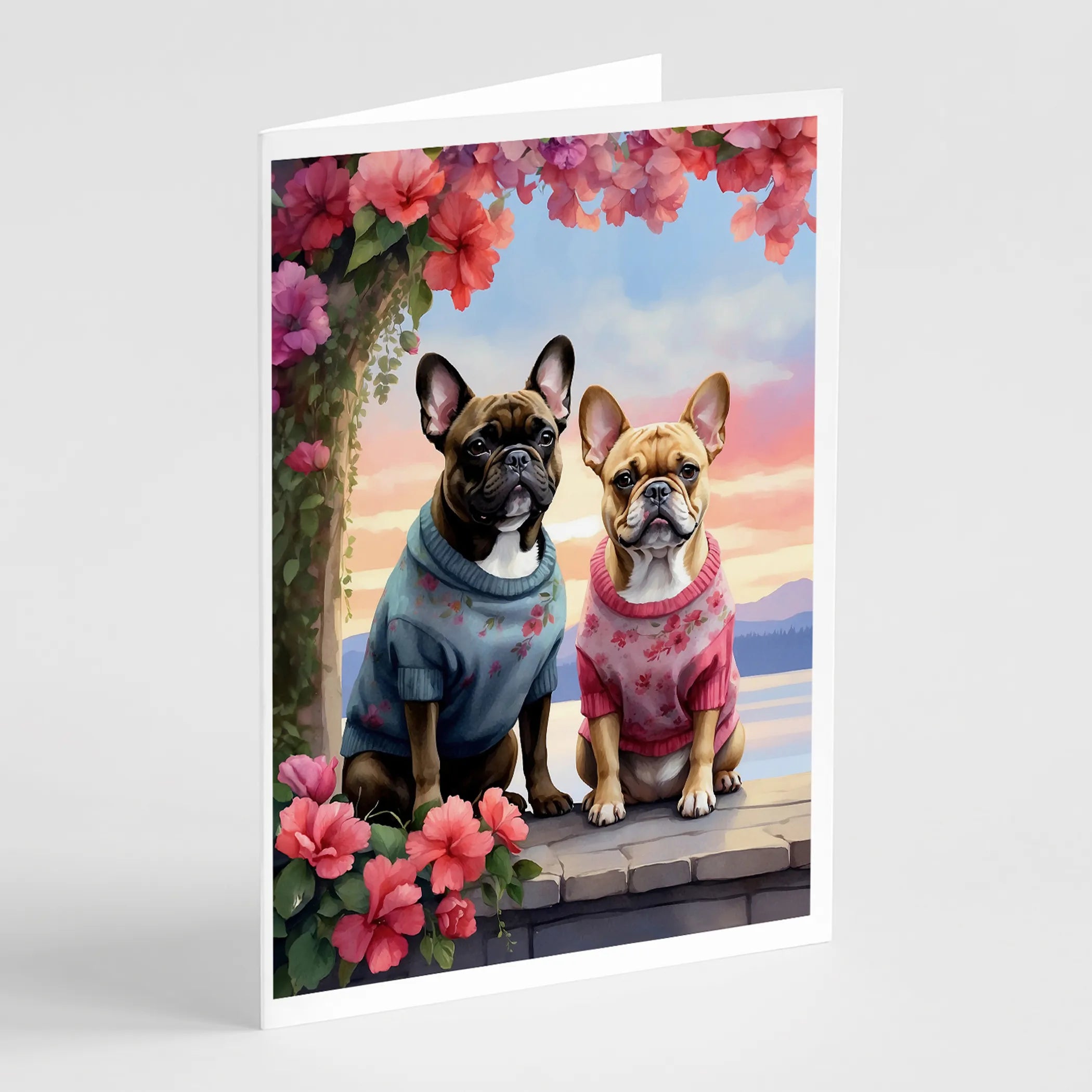 Two Hearts Greeting Cards  - Size: 5X7 | Pack Of: 8 | Collection name: Two hearts