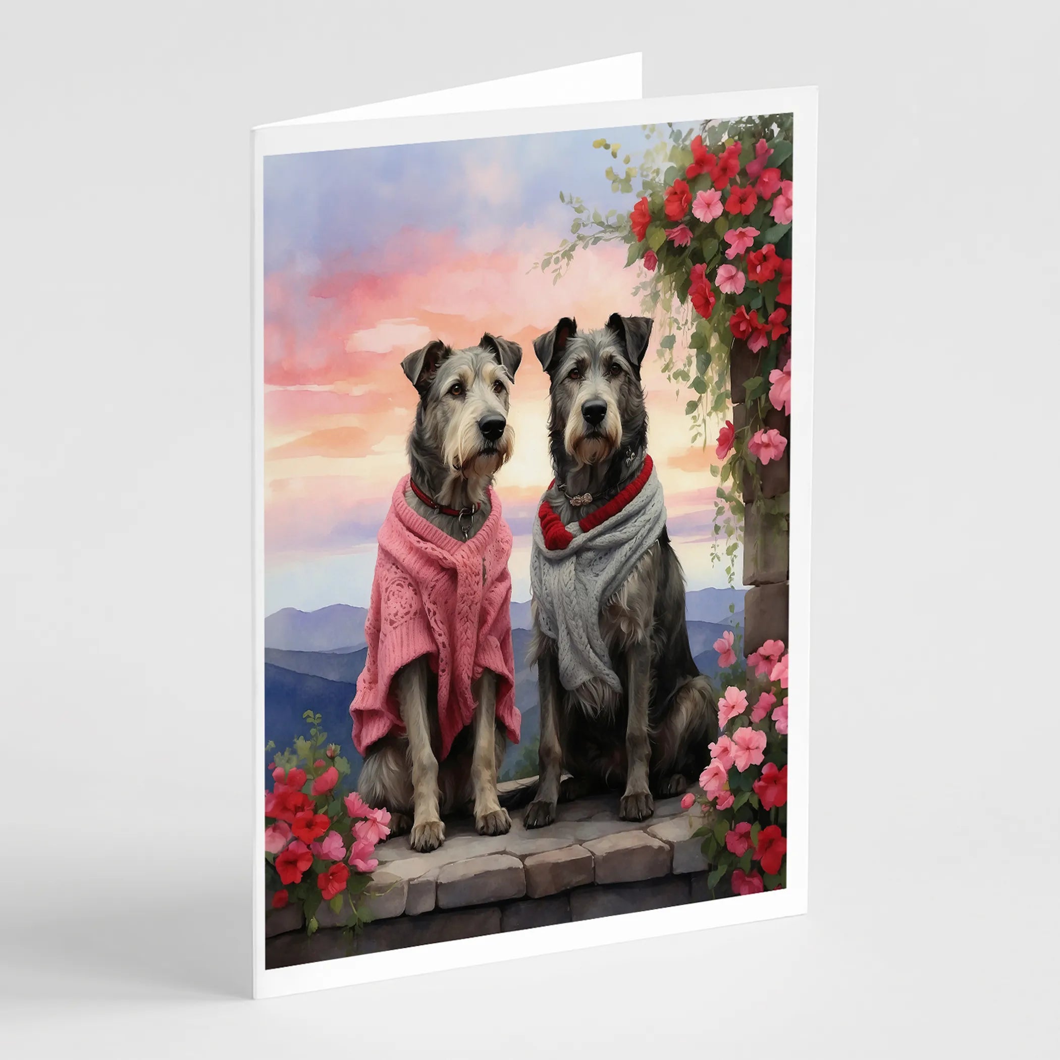 Two Hearts Greeting Cards  - Size: 5X7 | Pack Of: 8 | Collection name: Two hearts