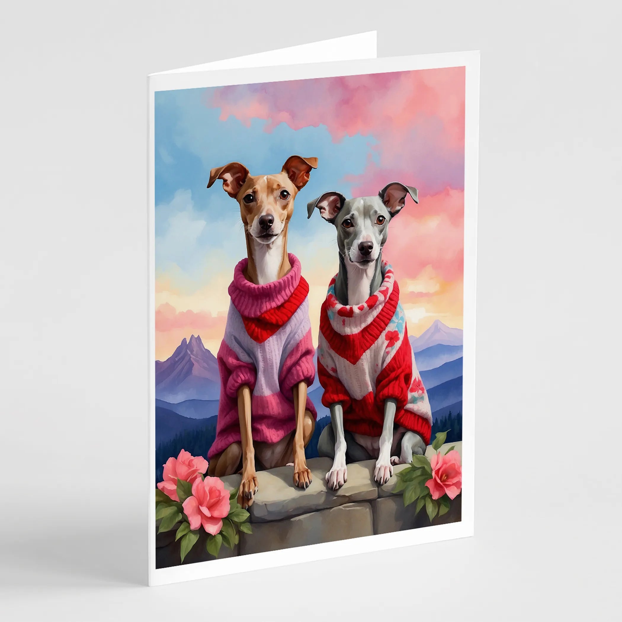 Two Hearts Greeting Cards  - Size: 5X7 | Pack Of: 8 | Collection name: Two hearts