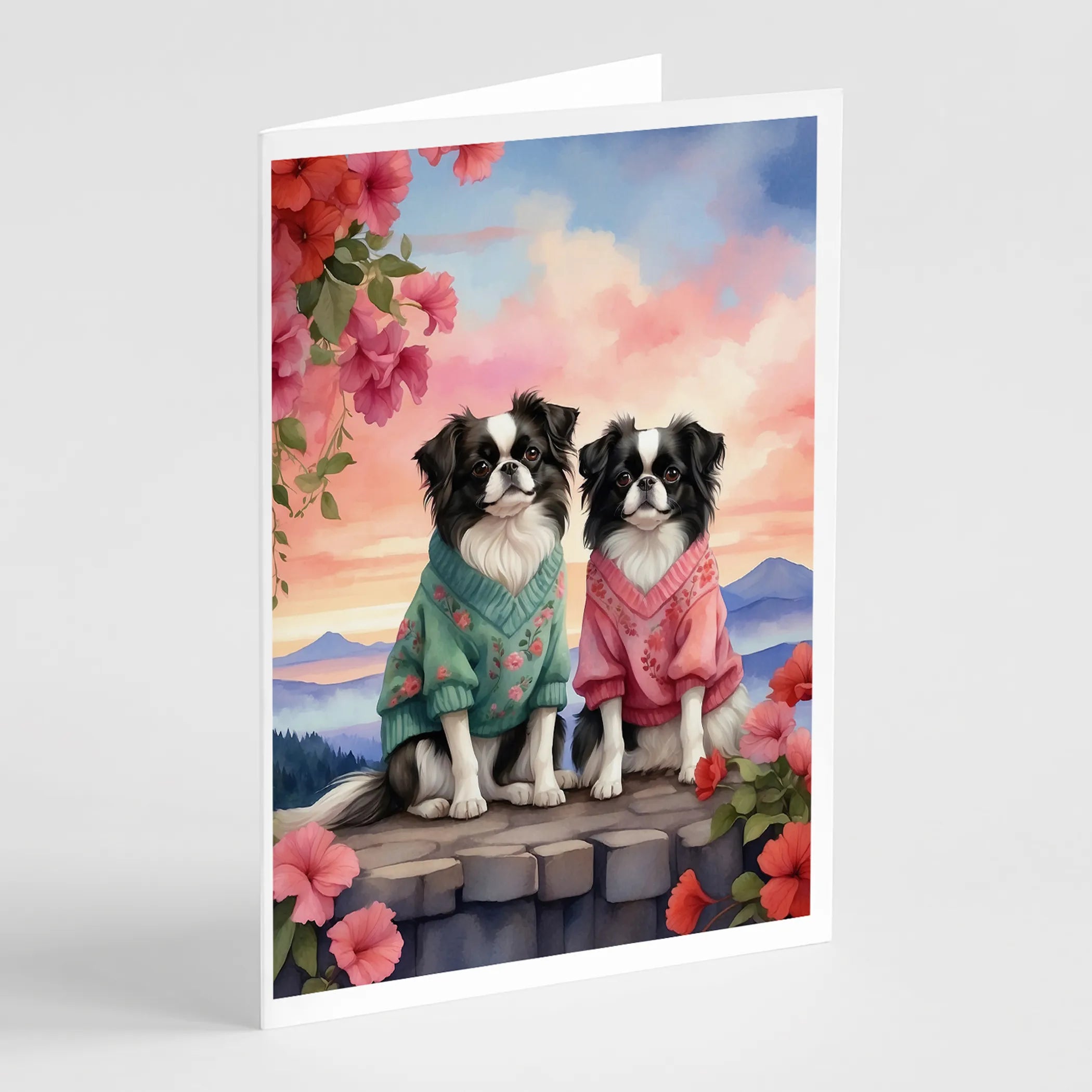 Two Hearts Greeting Cards  - Size: 5X7 | Pack Of: 8 | Collection name: Two hearts