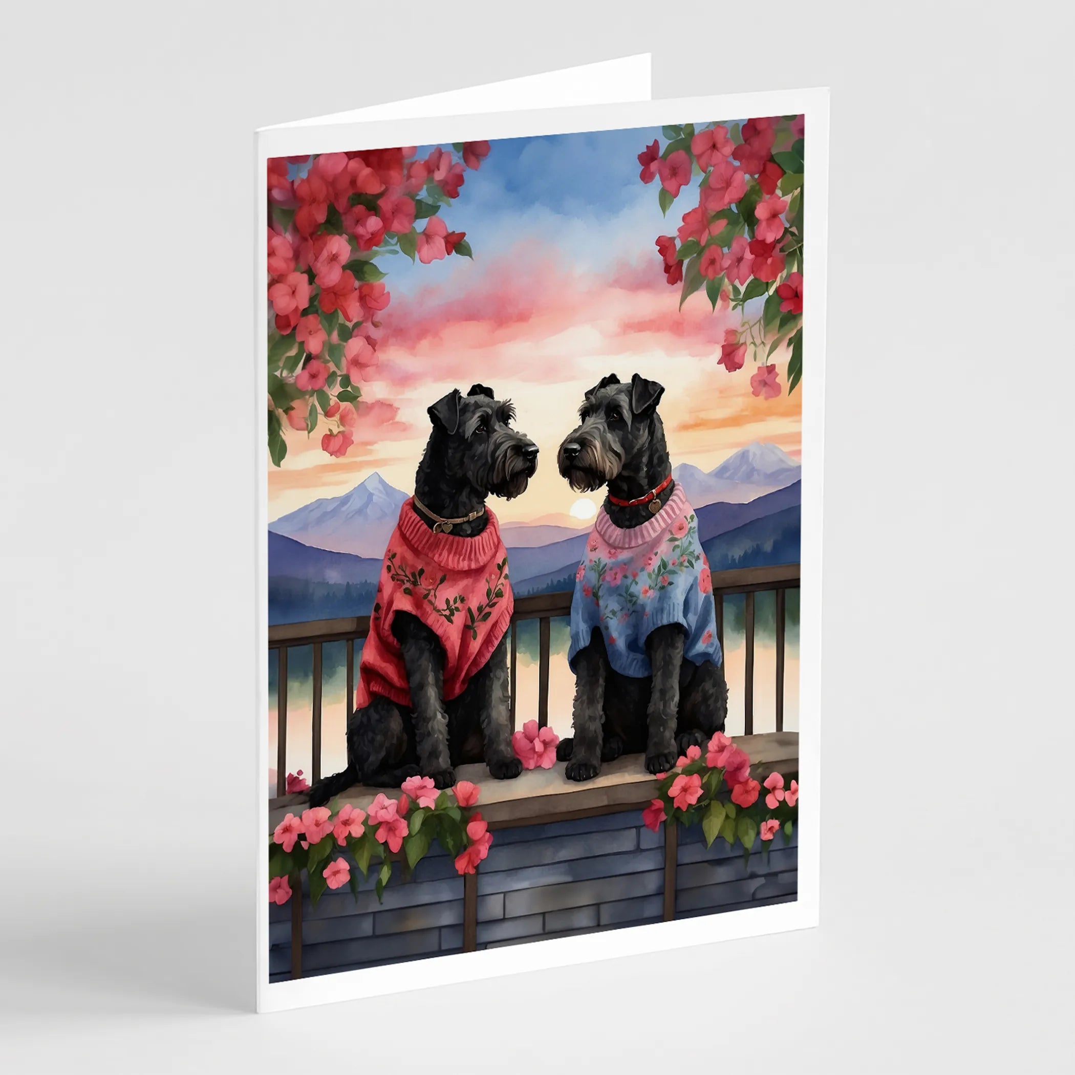 Two Hearts Greeting Cards  - Size: 5X7 | Pack Of: 8 | Collection name: Two hearts