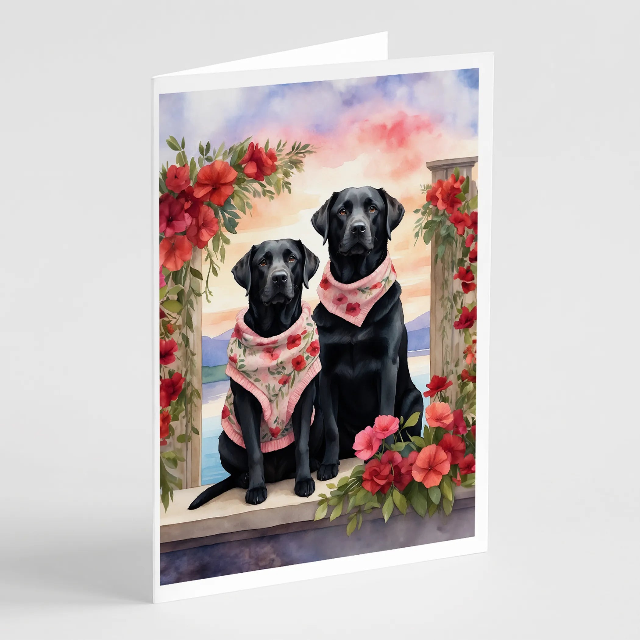 Two Hearts Greeting Cards  - Size: 5X7 | Pack Of: 8 | Collection name: Two hearts