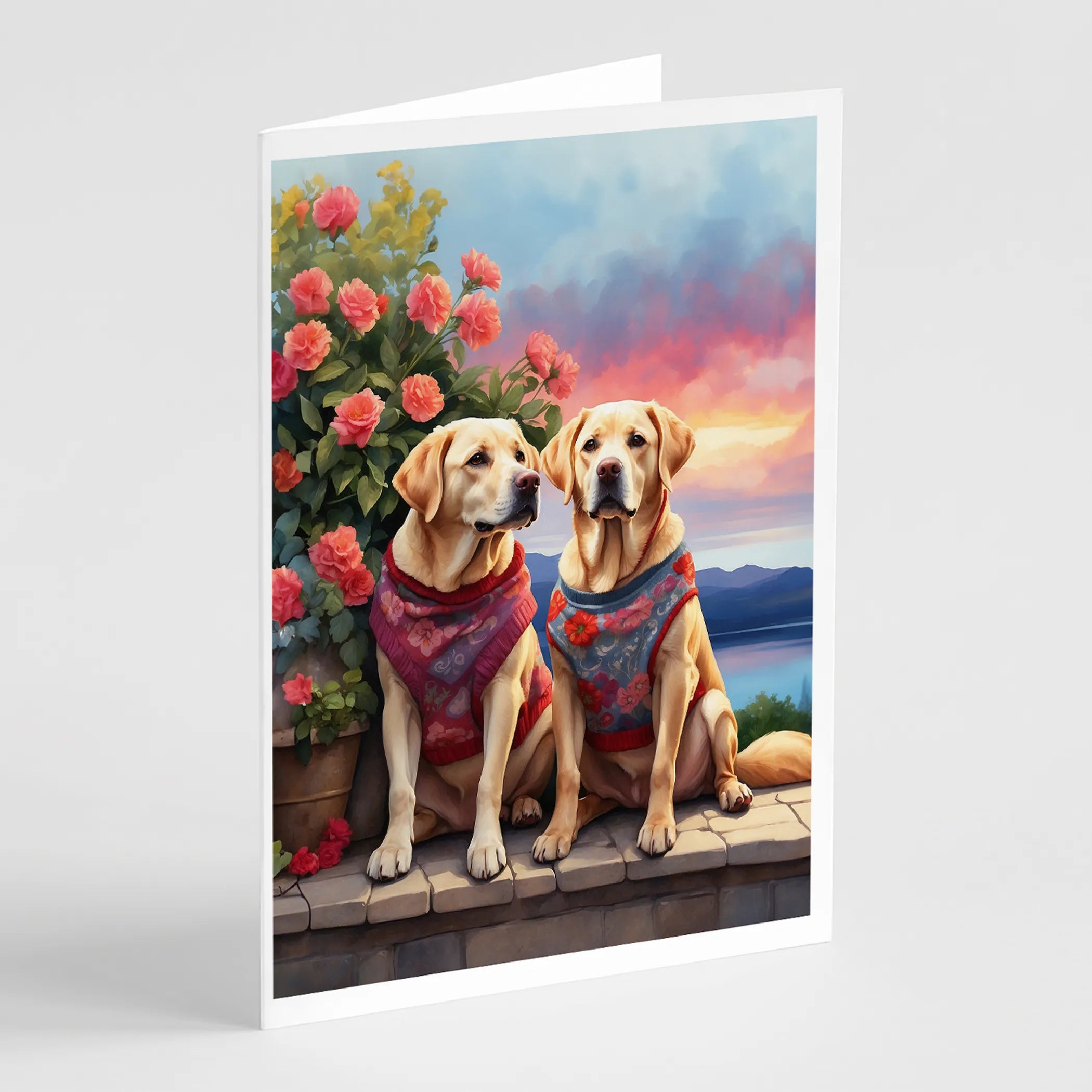 Two Hearts Greeting Cards  - Size: 5X7 | Pack Of: 8 | Collection name: Two hearts