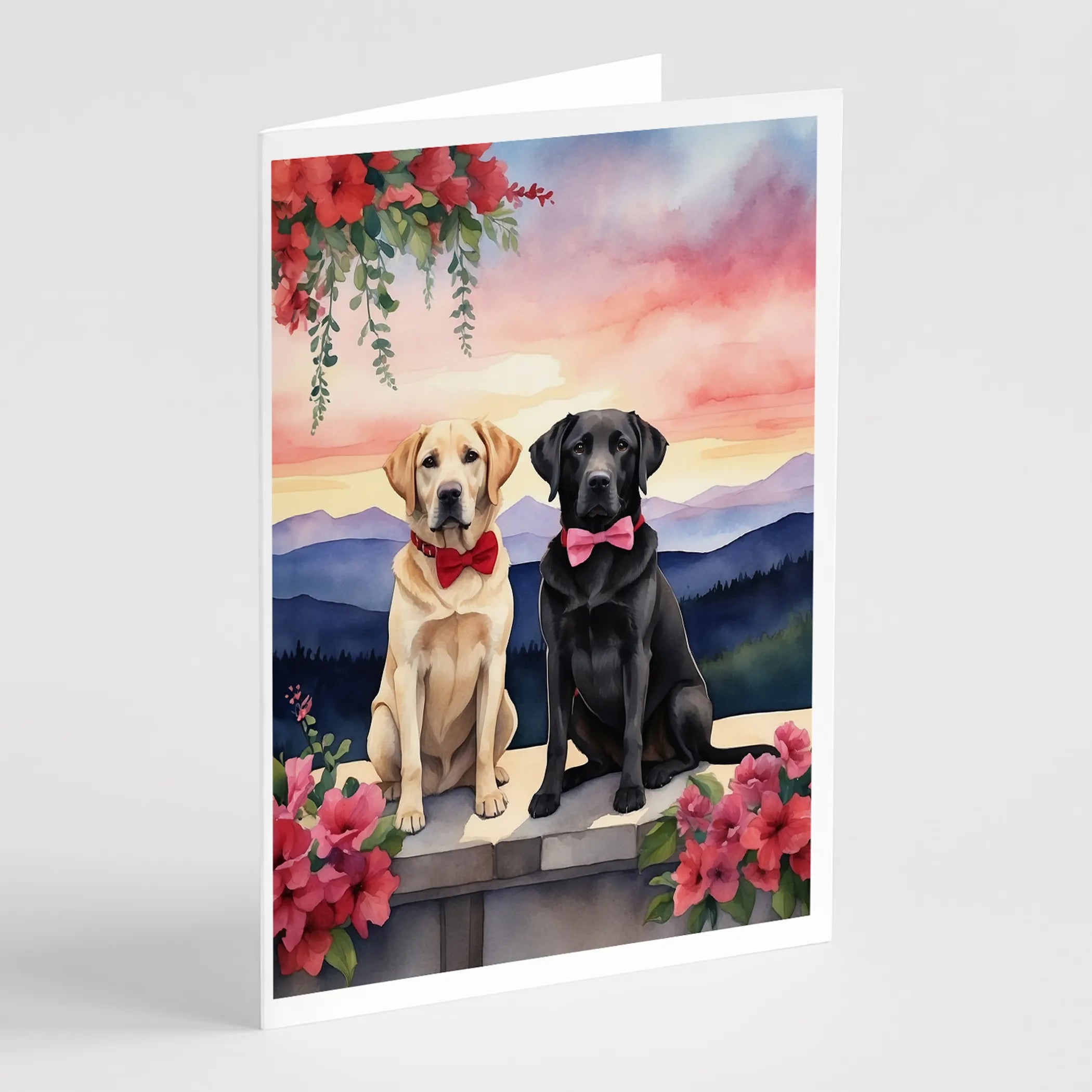 Two Hearts Greeting Cards  - Size: 5X7 | Pack Of: 8 | Collection name: Two hearts