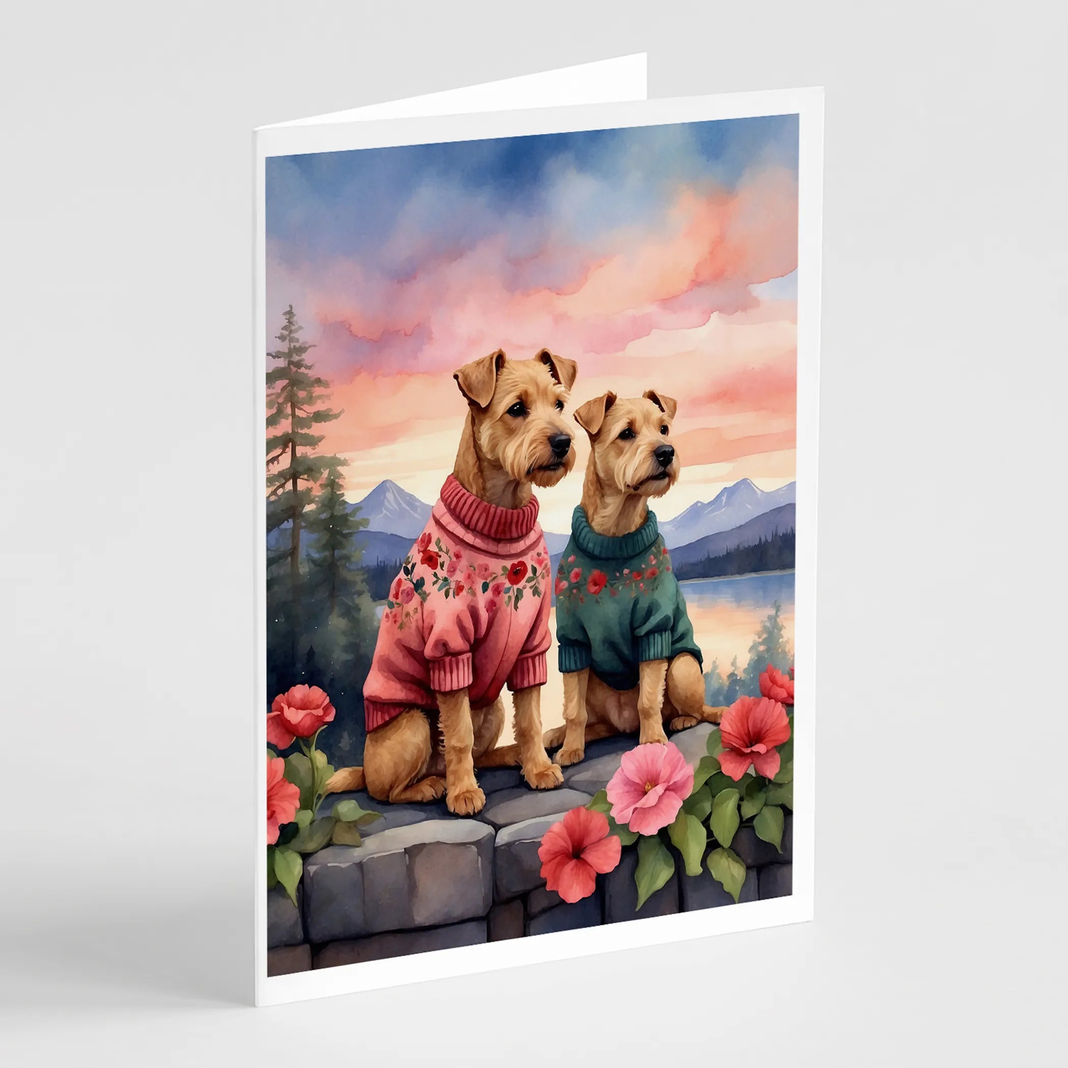 Two Hearts Greeting Cards  - Size: 5X7 | Pack Of: 8 | Collection name: Two hearts