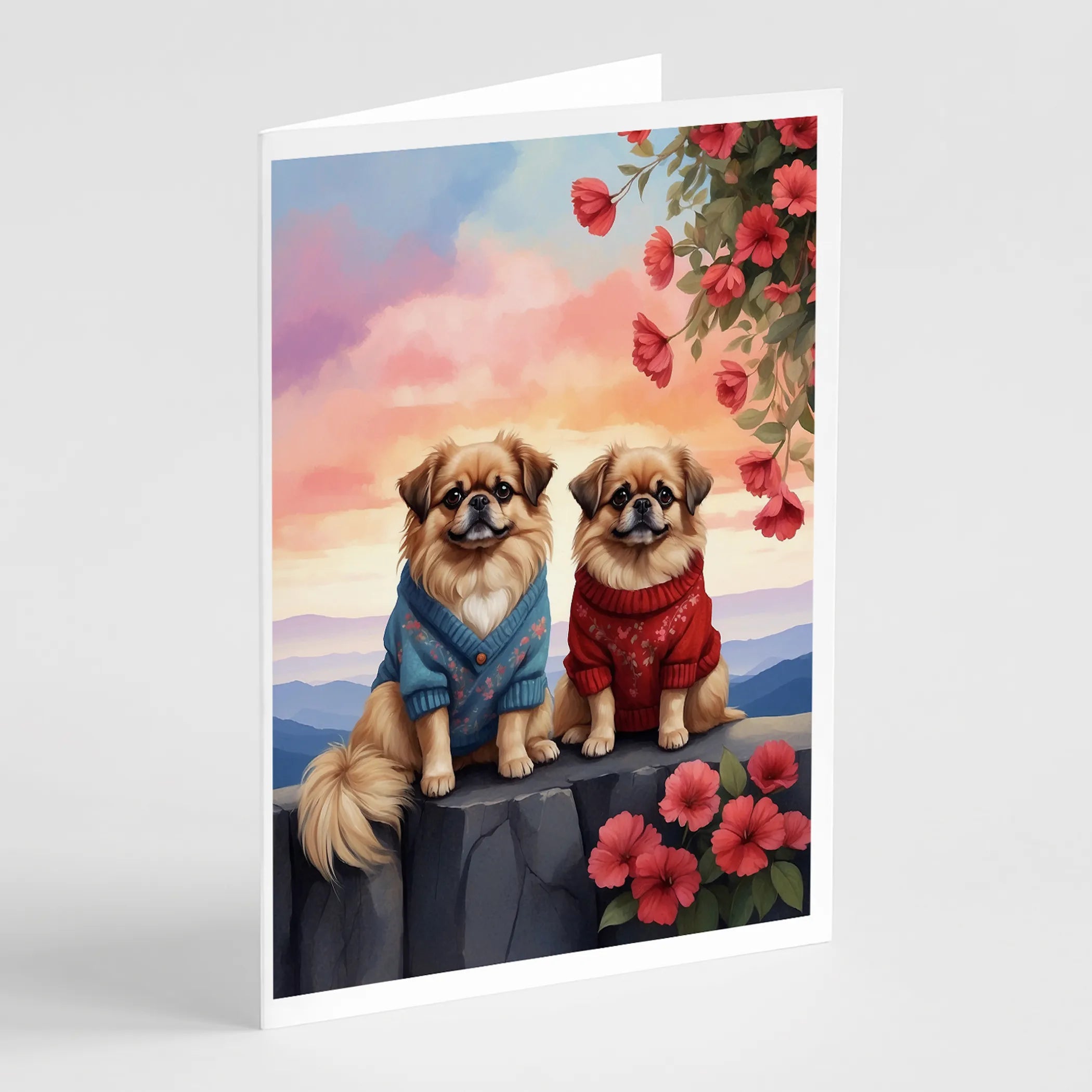 Two Hearts Greeting Cards  - Size: 5X7 | Pack Of: 8 | Collection name: Two hearts