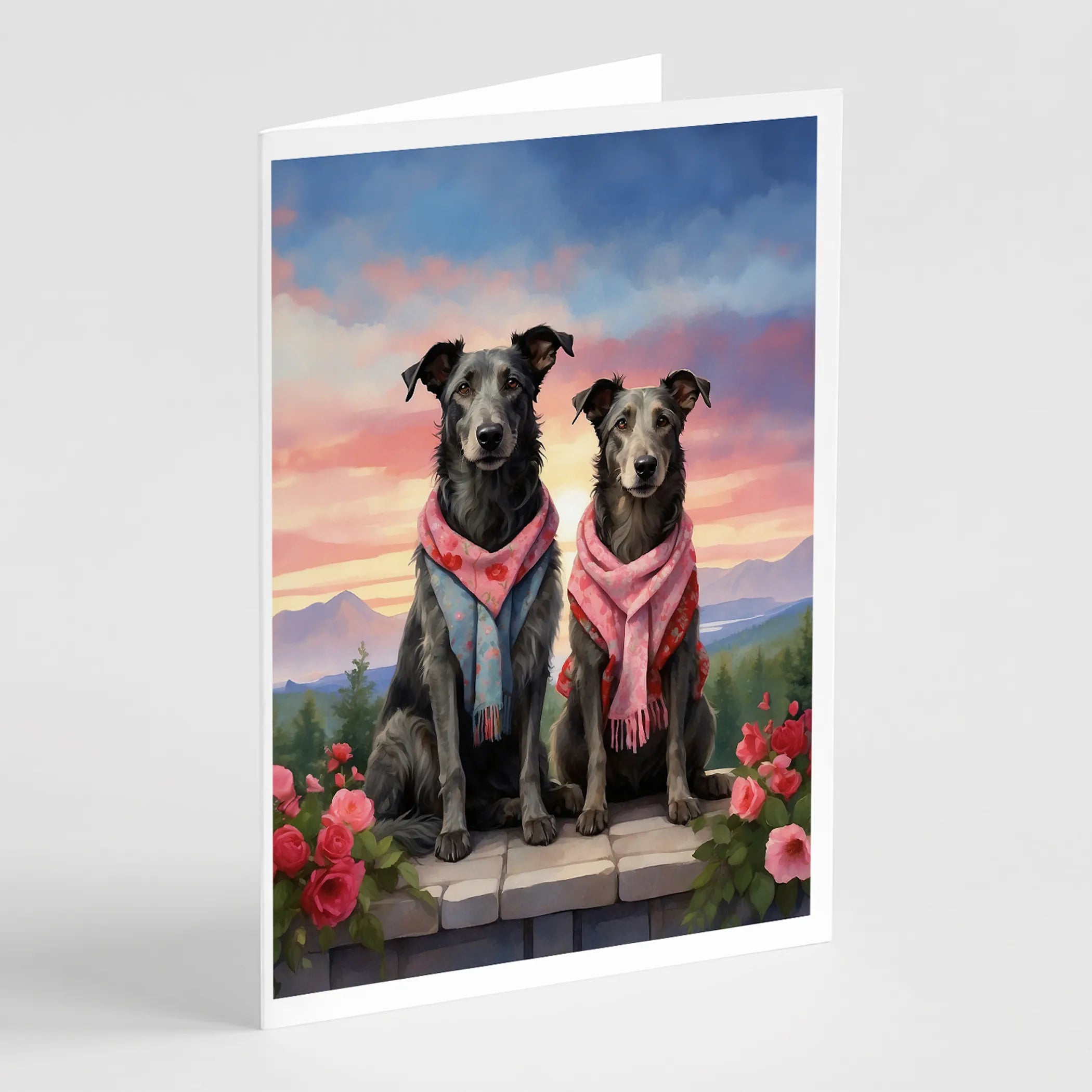 Two Hearts Greeting Cards  - Size: 5X7 | Pack Of: 8 | Collection name: Two hearts
