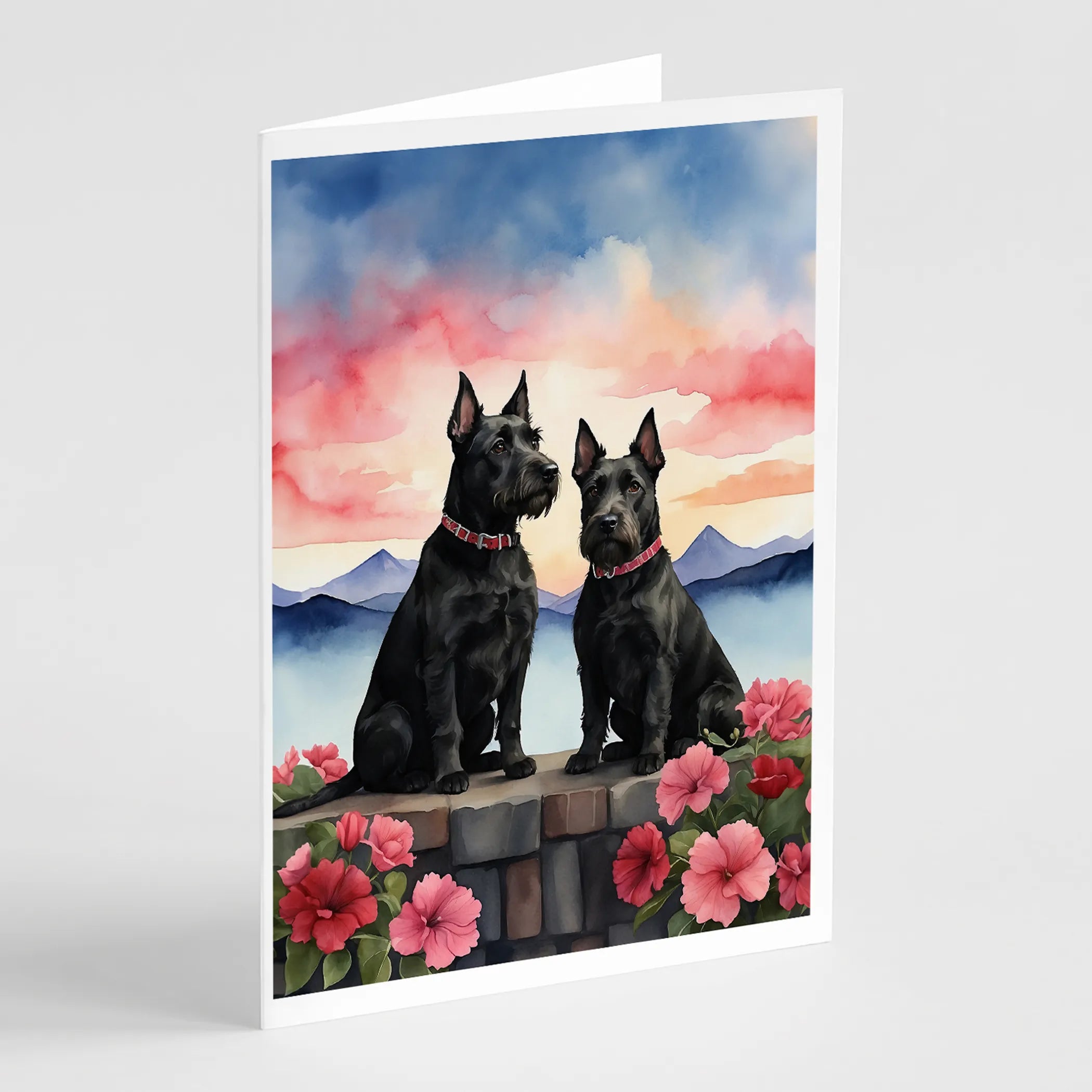 Two Hearts Greeting Cards  - Size: 5X7 | Pack Of: 8 | Collection name: Two hearts