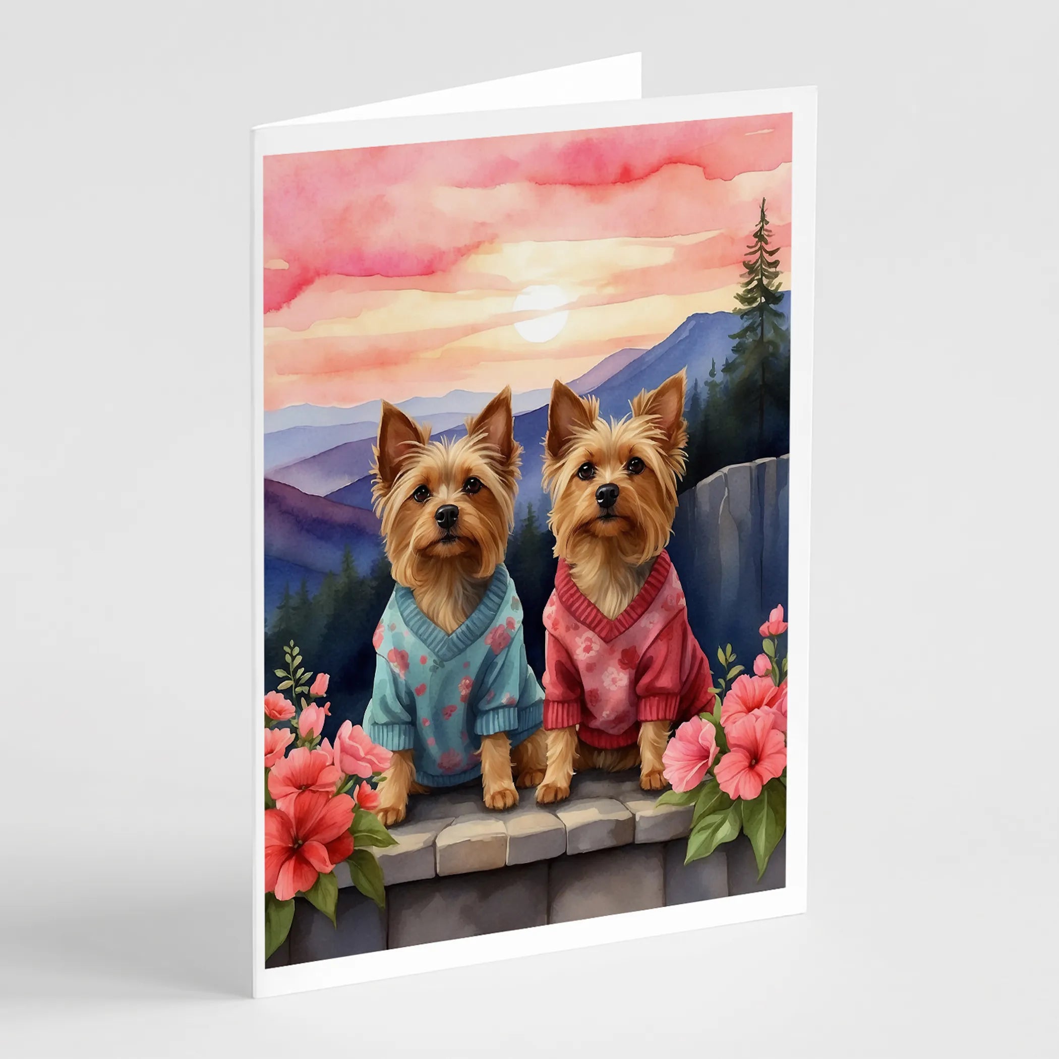 Two Hearts Greeting Cards  - Size: 5X7 | Pack Of: 8 | Collection name: Two hearts