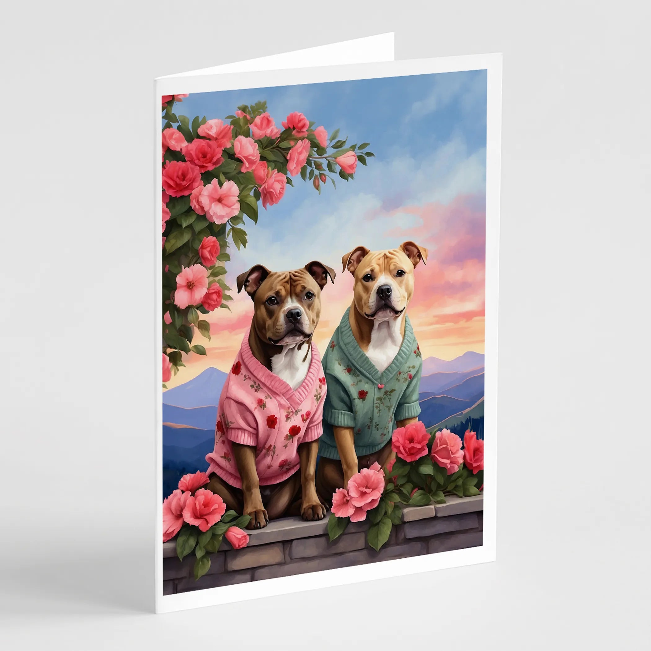 Two Hearts Greeting Cards  - Size: 5X7 | Pack Of: 8 | Collection name: Two hearts