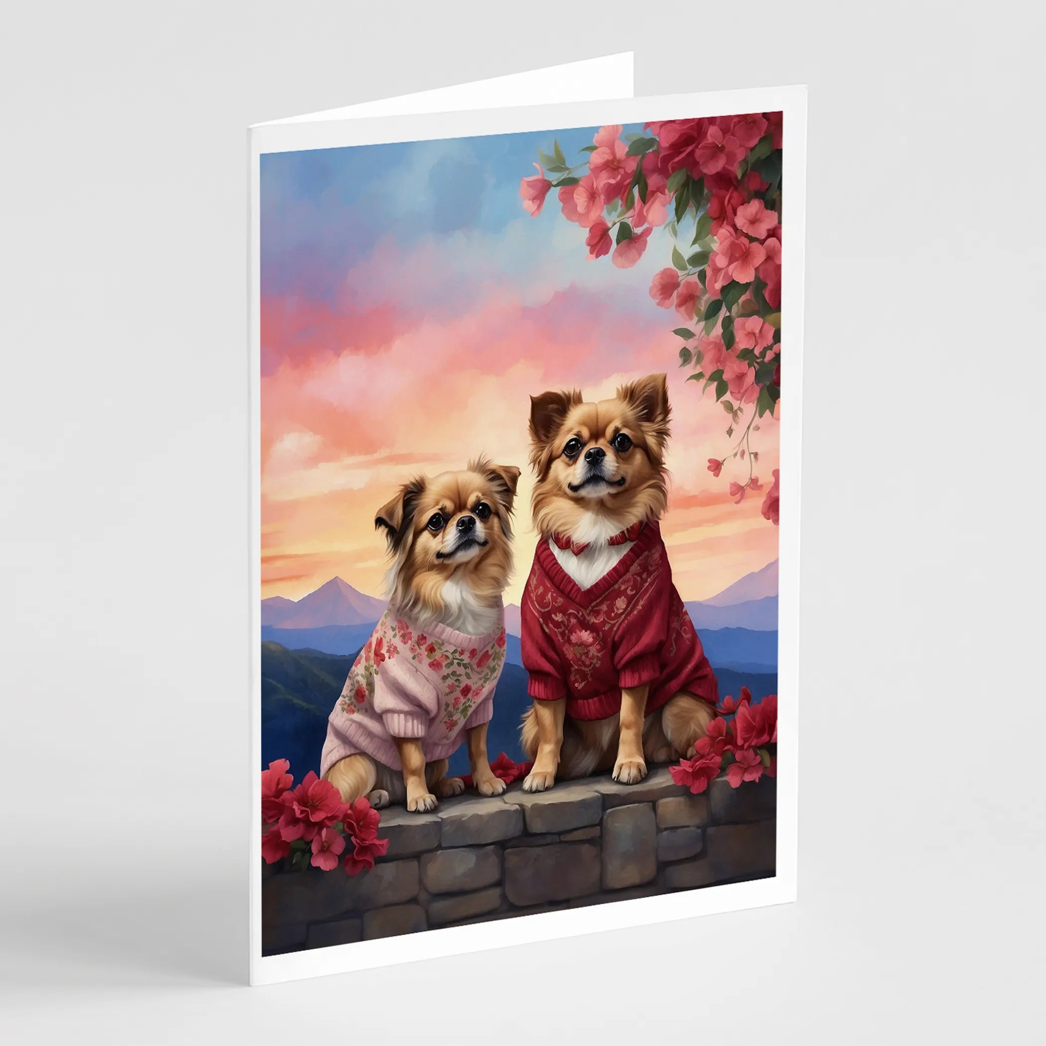Two Hearts Greeting Cards  - Size: 5X7 | Pack Of: 8 | Collection name: Two hearts