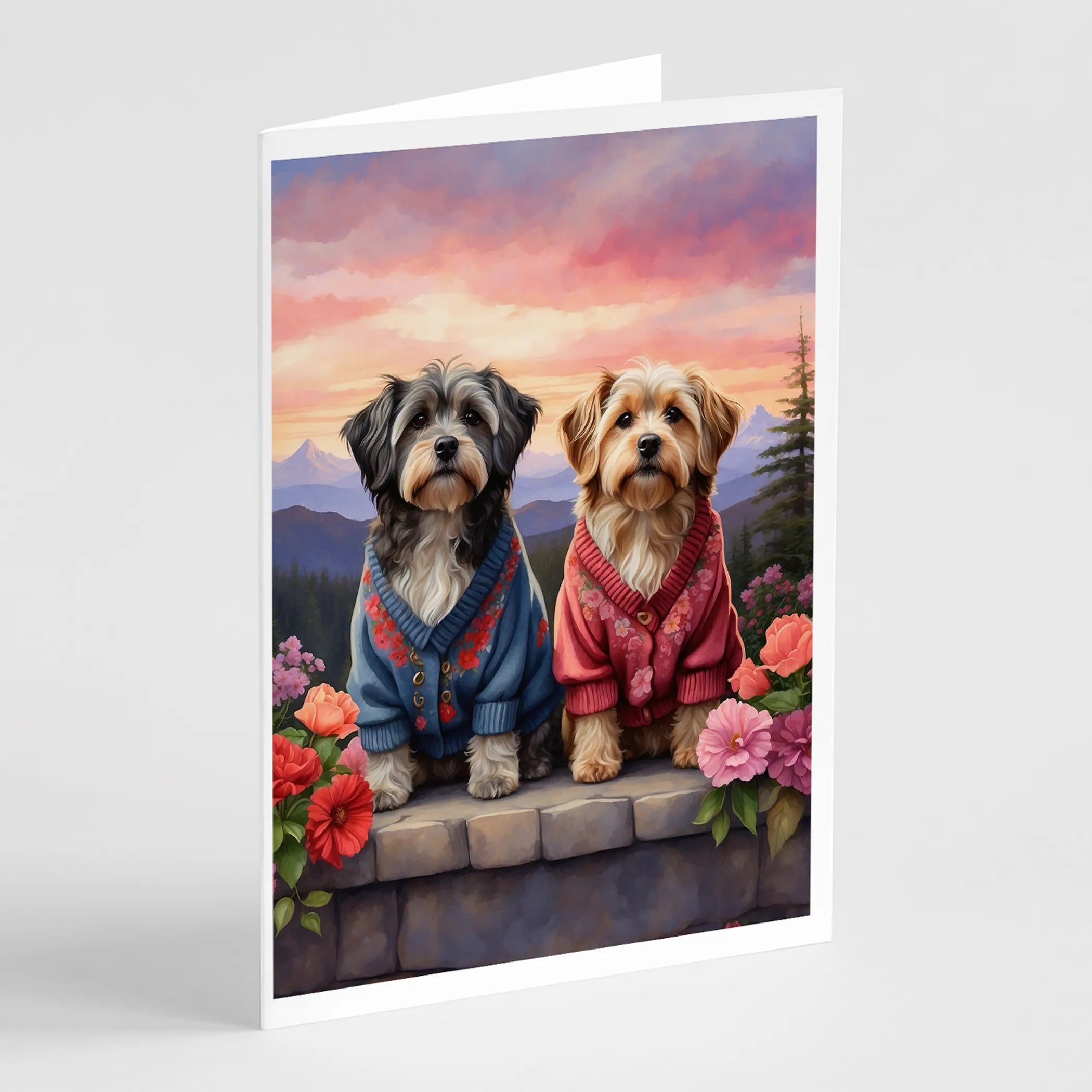 Two Hearts Greeting Cards  - Size: 5X7 | Pack Of: 8 | Collection name: Two hearts