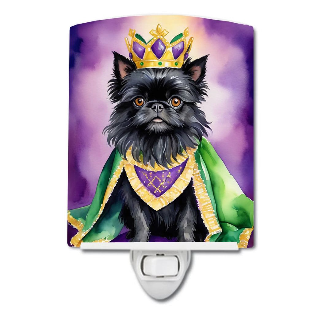 King of Mardi Gras Ceramic Night Light - Pack Of: 1 | Collection name: King of mardi gras