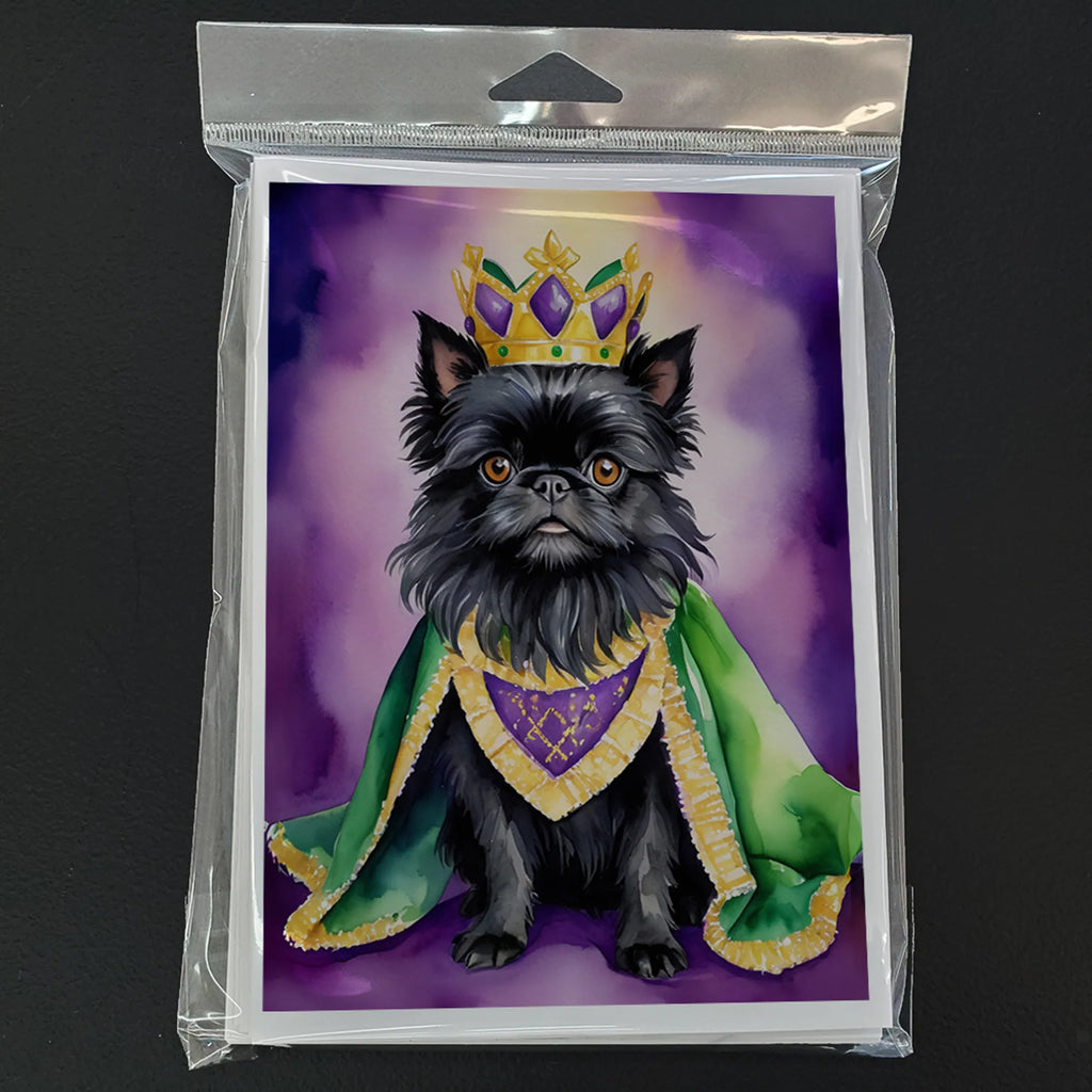 King of Mardi Gras Greeting Cards  - Size: 5X7 | Pack Of: 1 | Collection name: King of mardi gras
