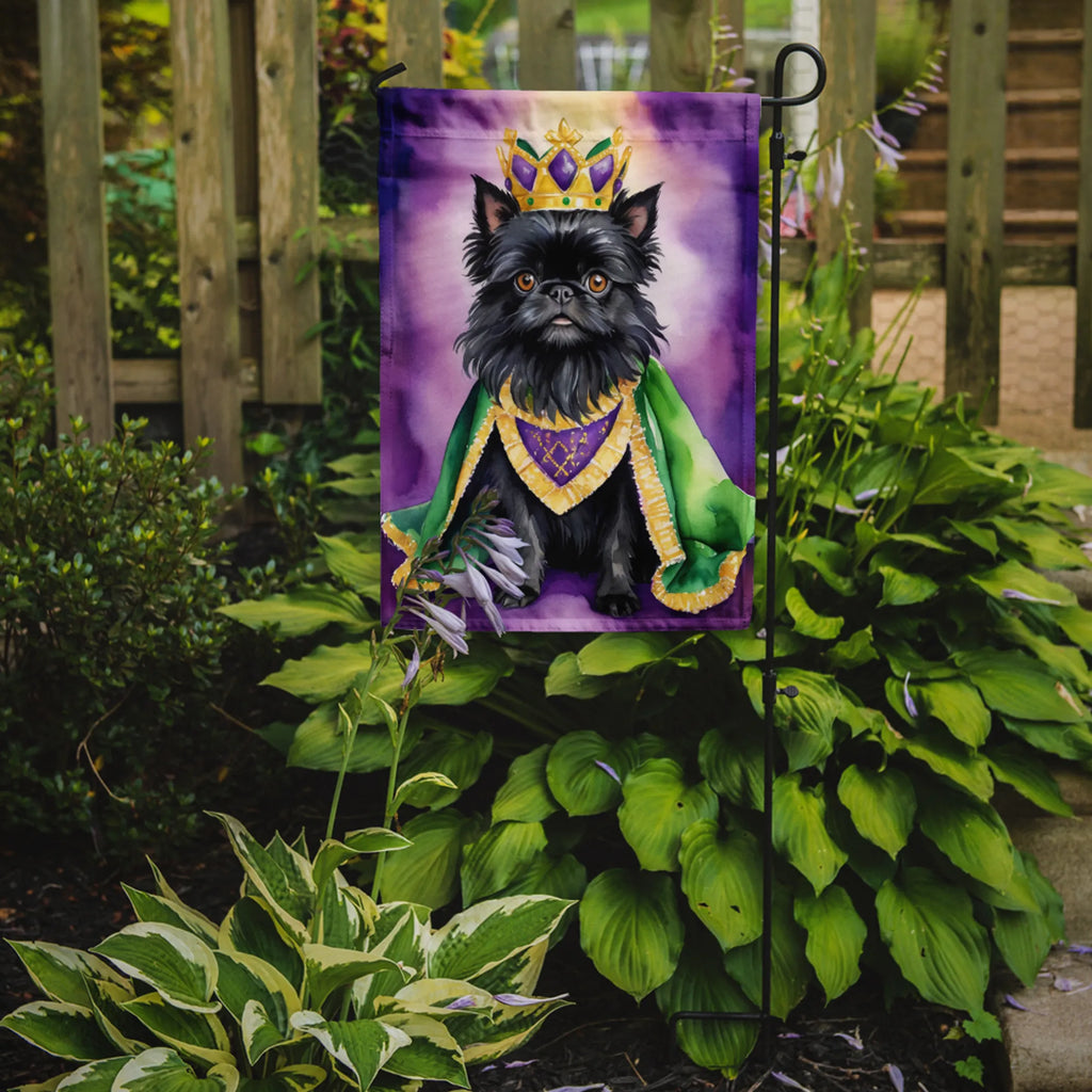 King of Mardi Gras Decorative Flag - Size: GARDEN SIZE | Pack Of: 1 | Collection name: King of mardi gras