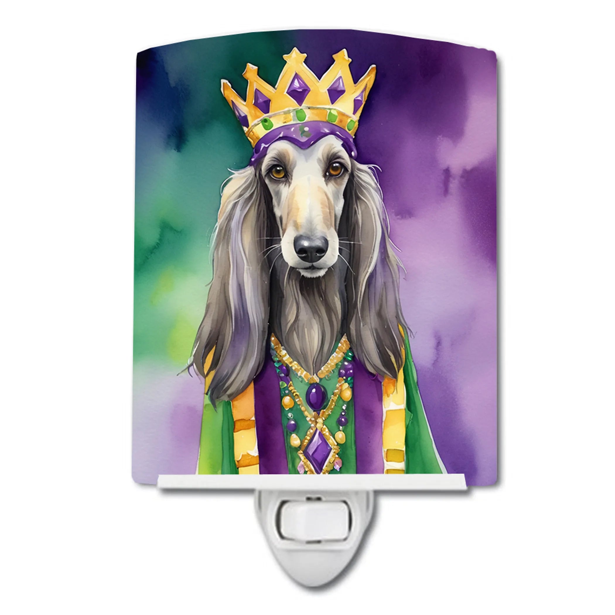 King of Mardi Gras Ceramic Night Light - Pack Of: 1 | Collection name: King of mardi gras